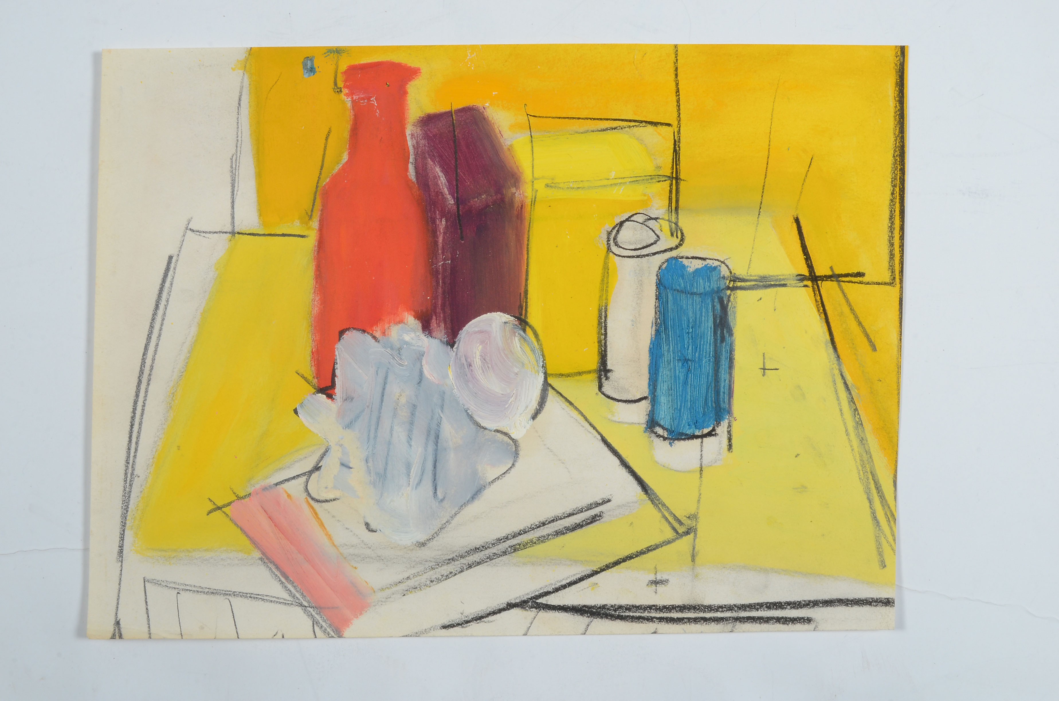 Paul Chidlaw Collection of Abstract Still Life Paintings on Paper