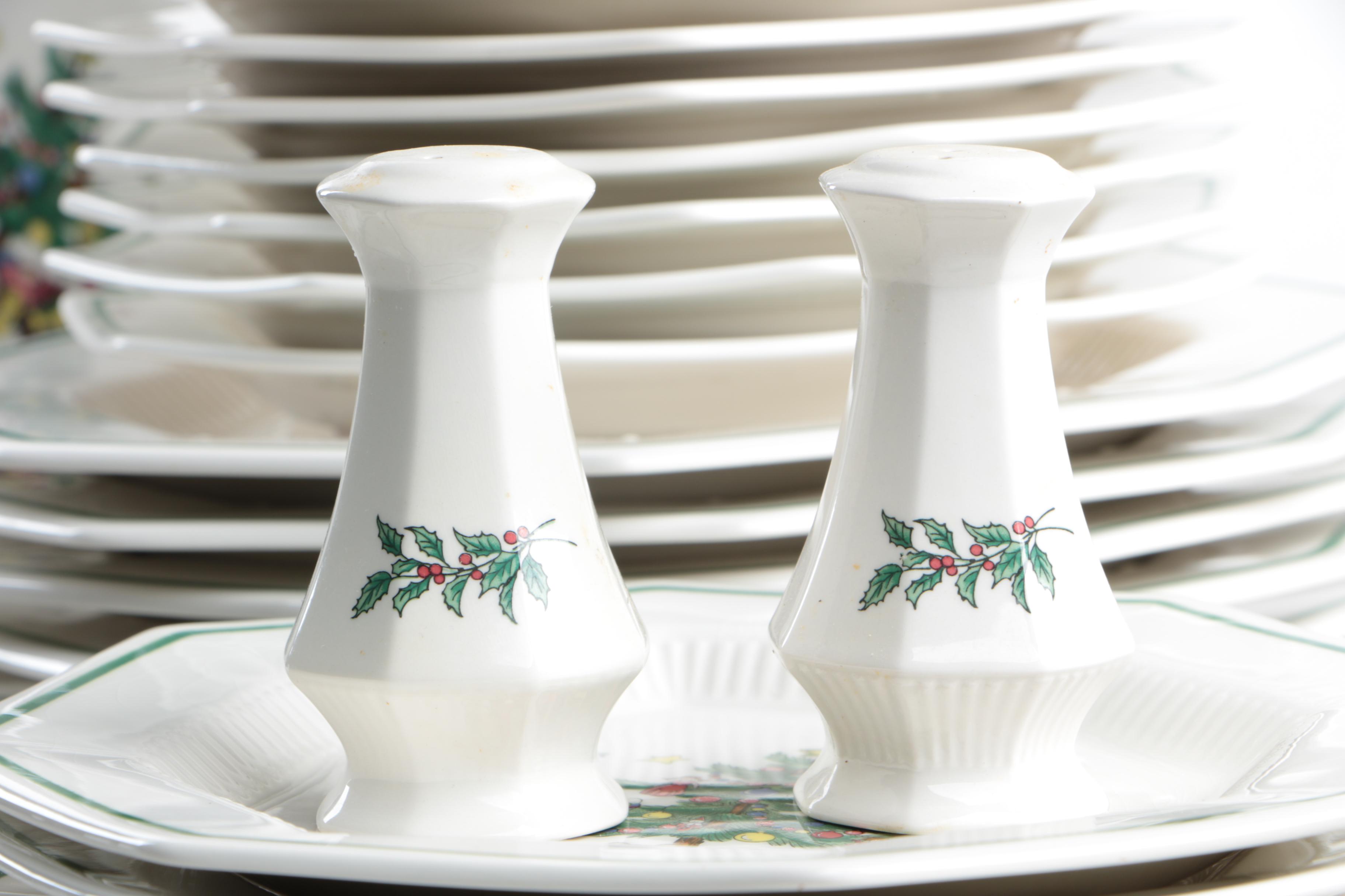 Nikko "Christmastime" Porcelain Tableware