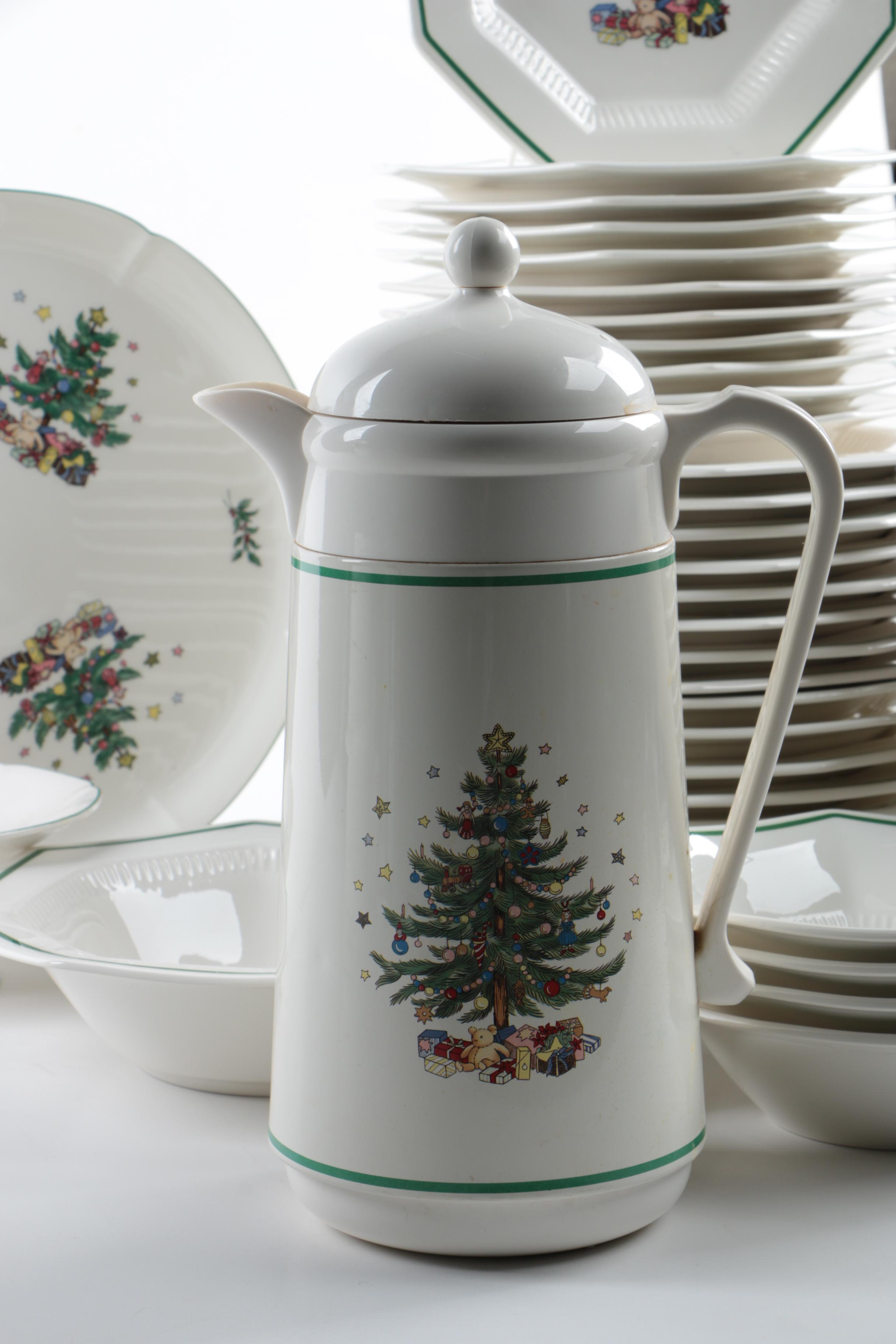 Nikko "Christmastime" Porcelain Tableware