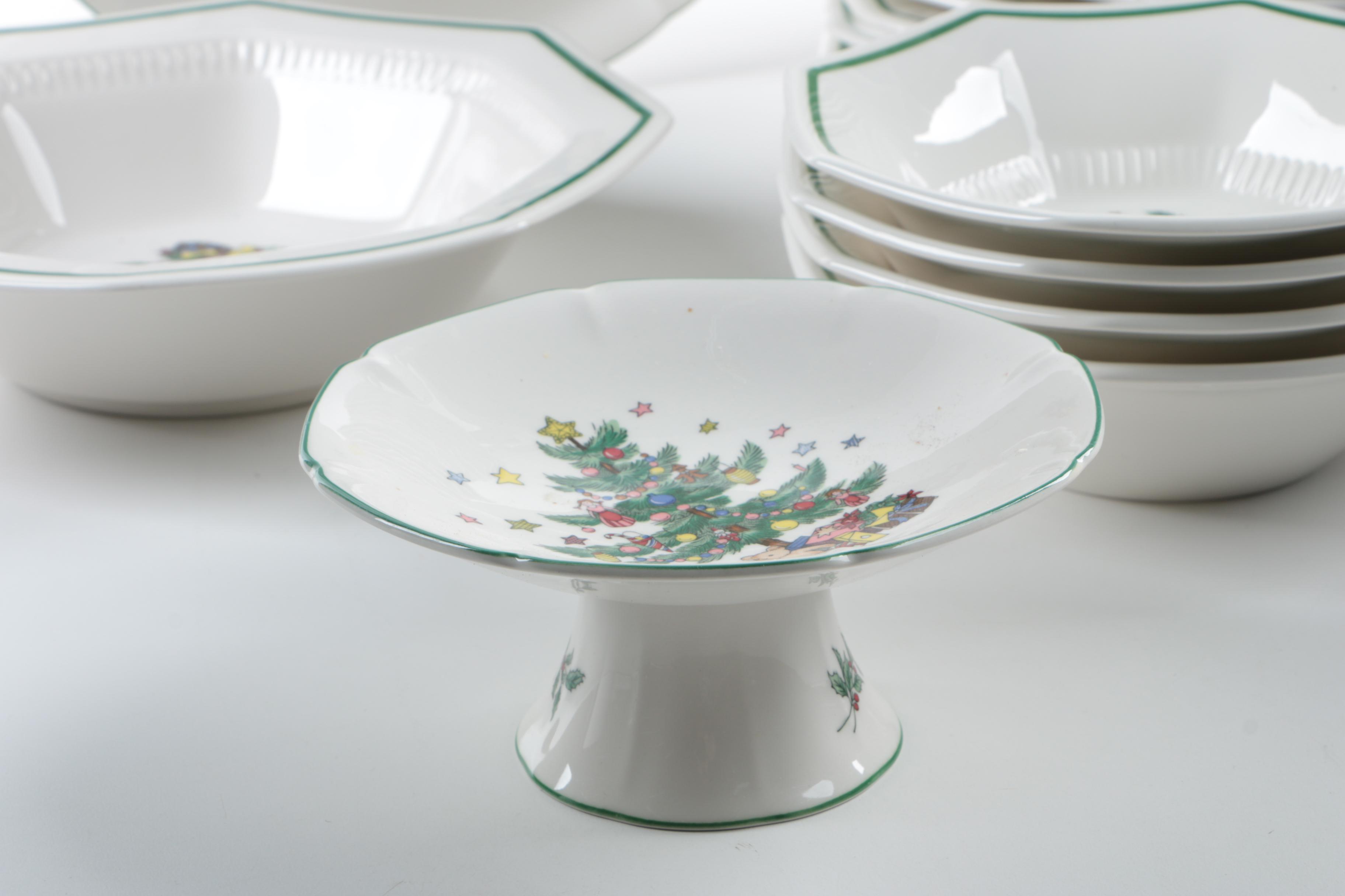 Nikko "Christmastime" Porcelain Tableware