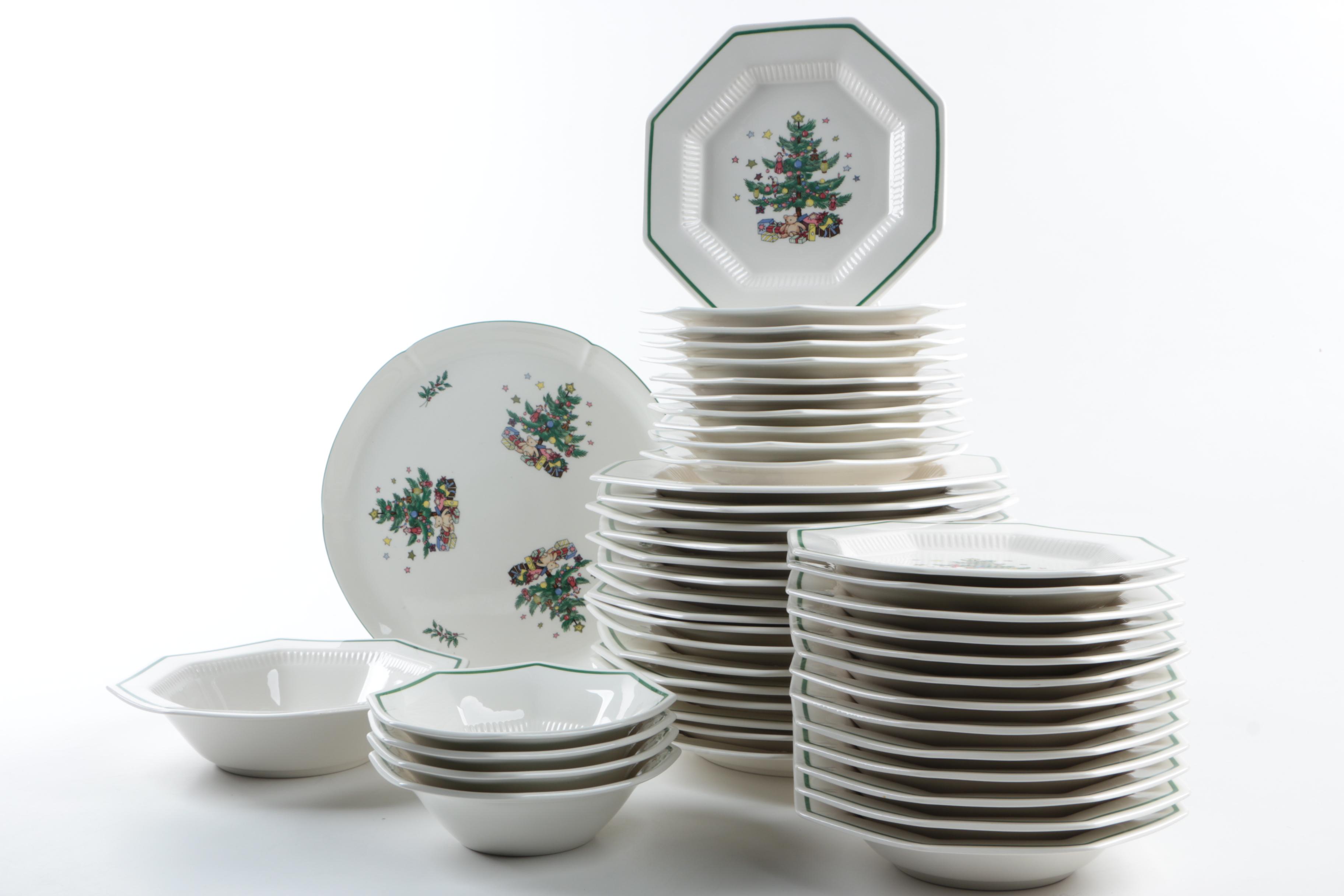 Nikko "Christmastime" Porcelain Tableware