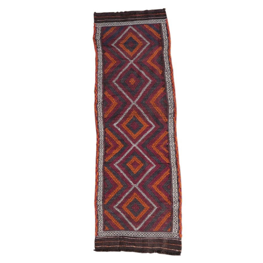 Handwoven Embroidered Baluch Carpet Runner
