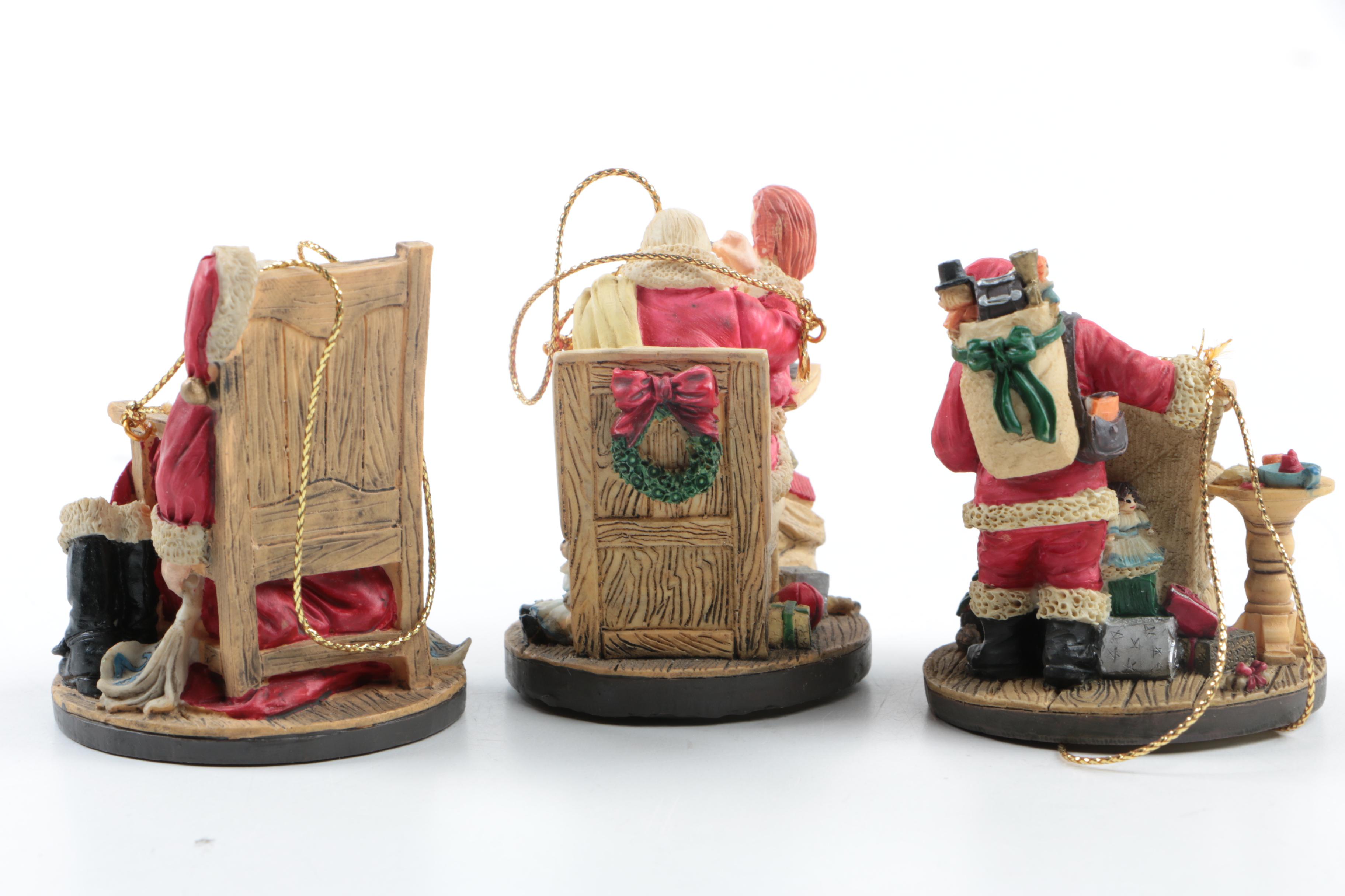 Bradford Exchange Norman Rockwell Christmas Ornaments