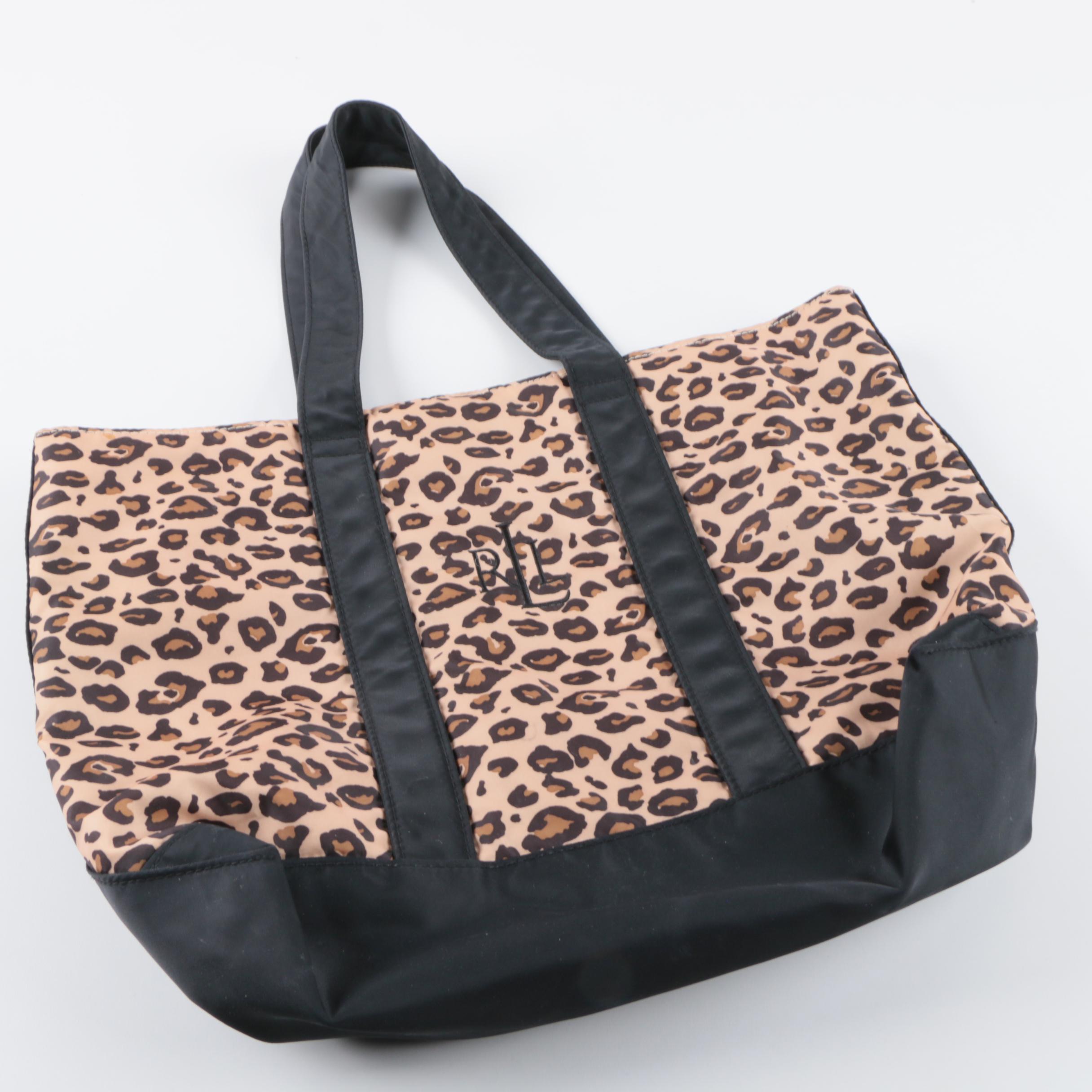 Lauren Ralph Lauren Animal Print Tote
