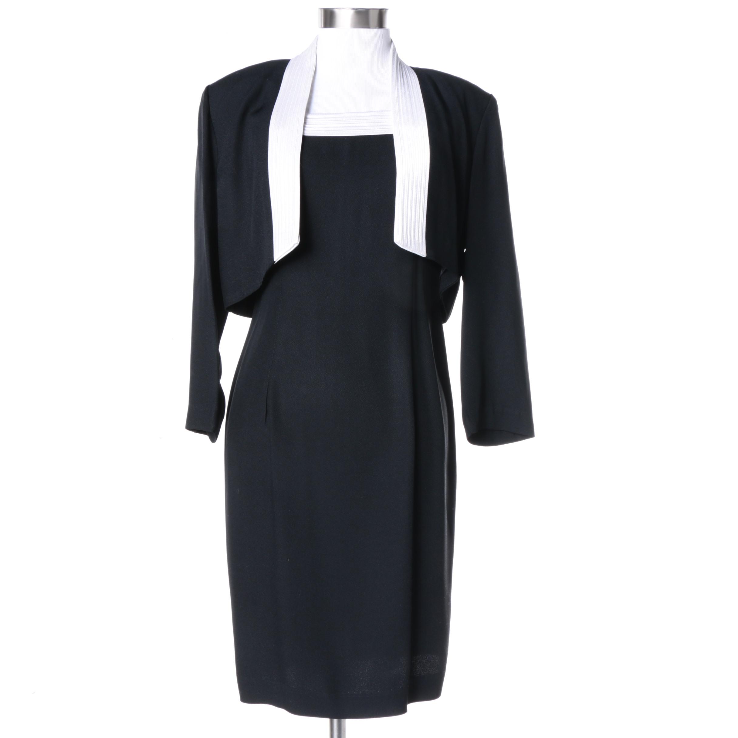 J. R. Nites Dress and Coordinating Bolero Jacket