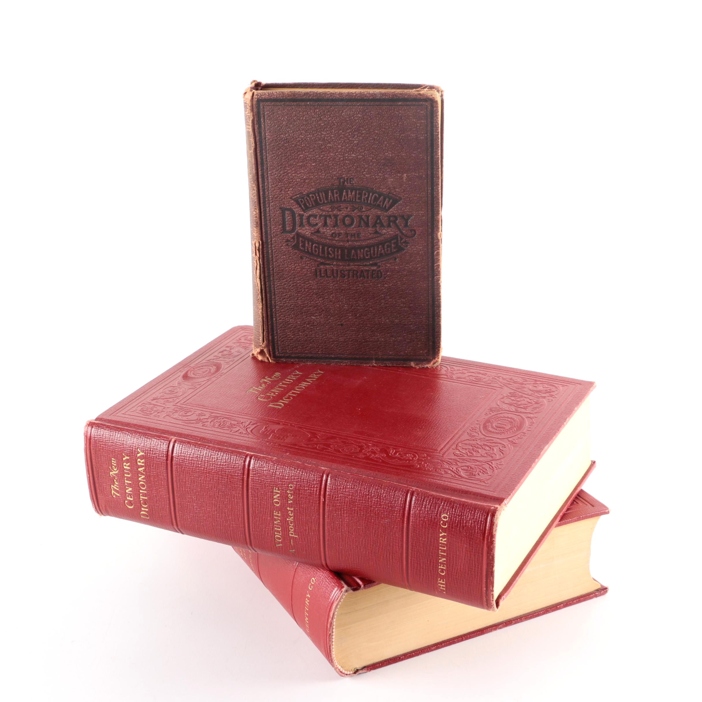 1887 "Popular American Dictionary" and 1931 "The New Century Dictionary"