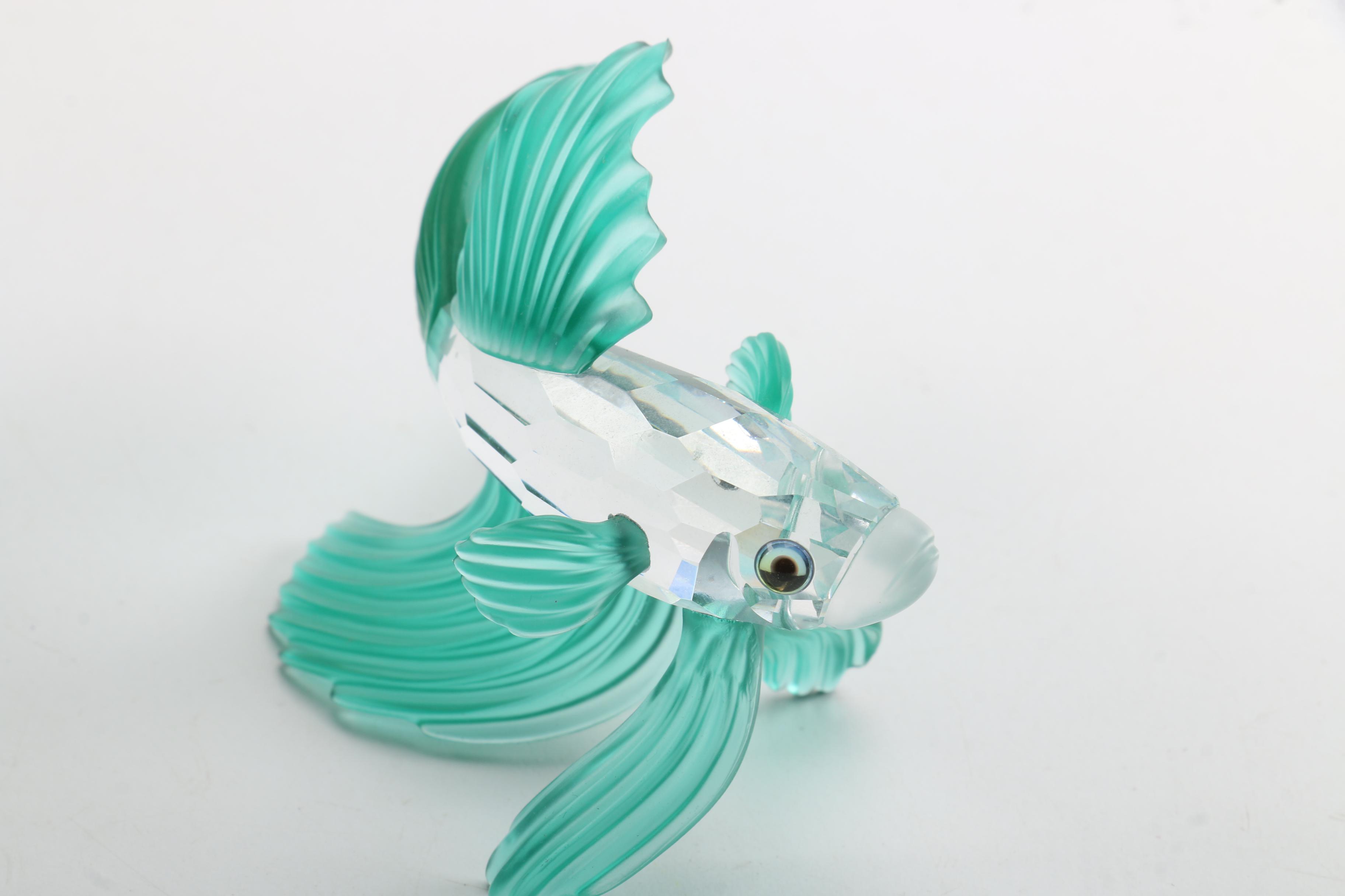 Swarovski "South Sea Collection" Crystals Fish Figurines