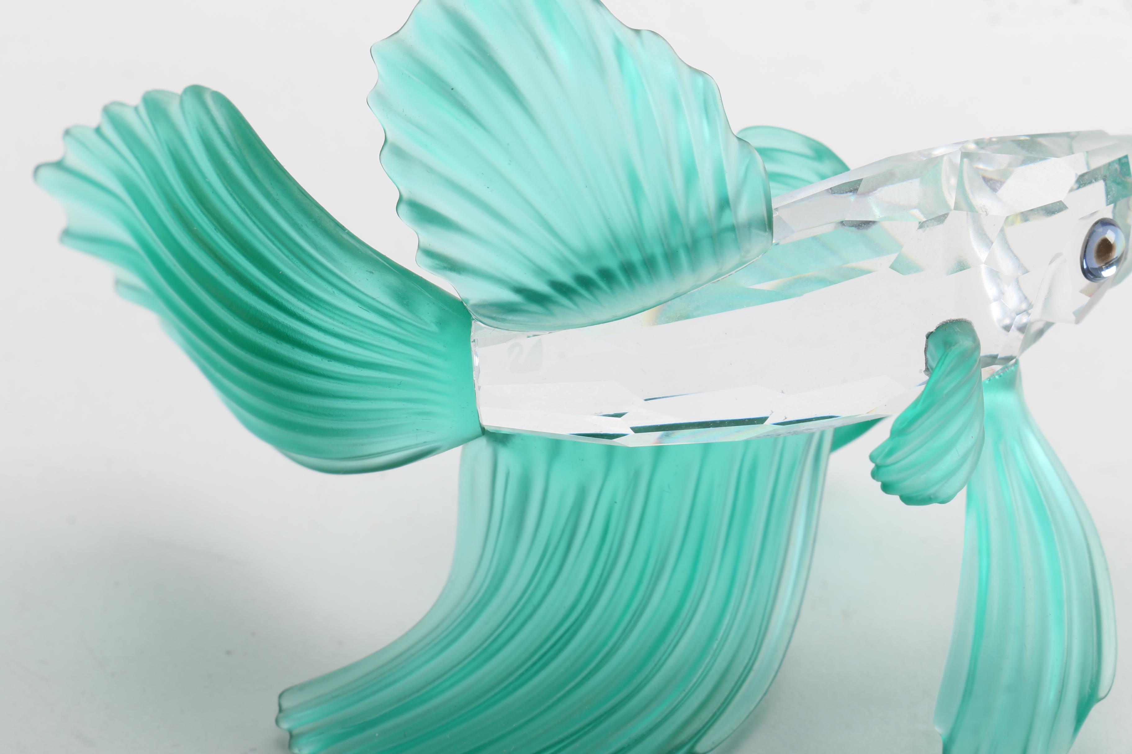 Swarovski "South Sea Collection" Crystals Fish Figurines