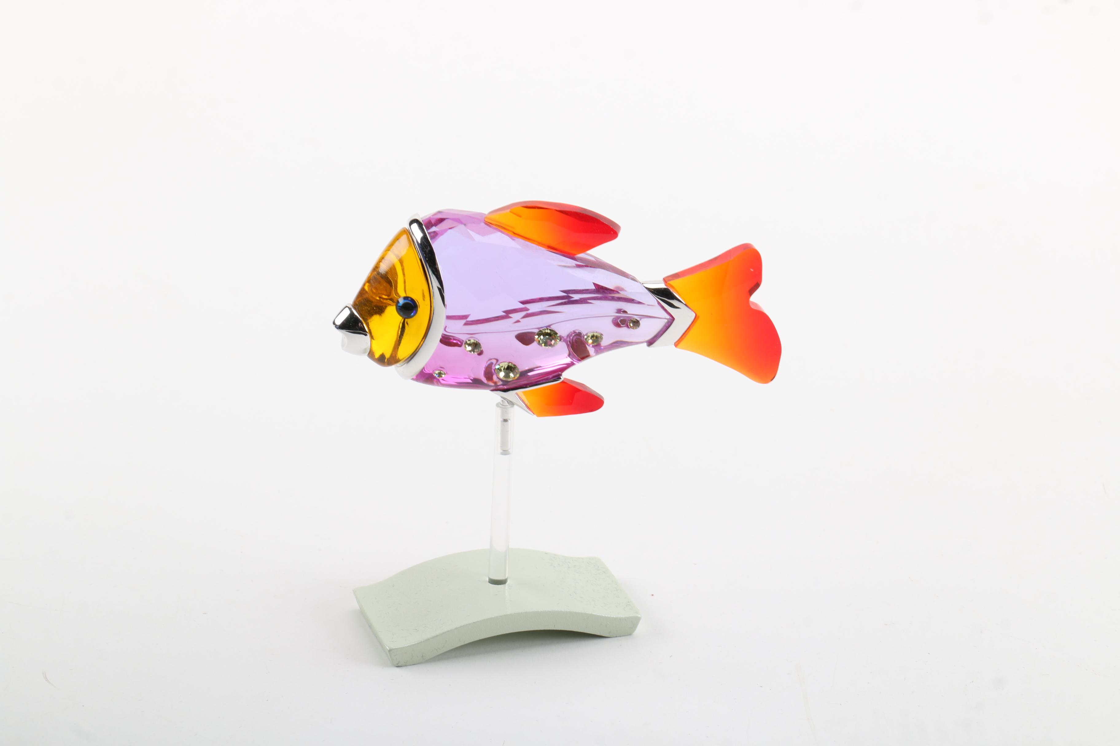 Swarovski "South Sea Collection" Crystals Fish Figurines