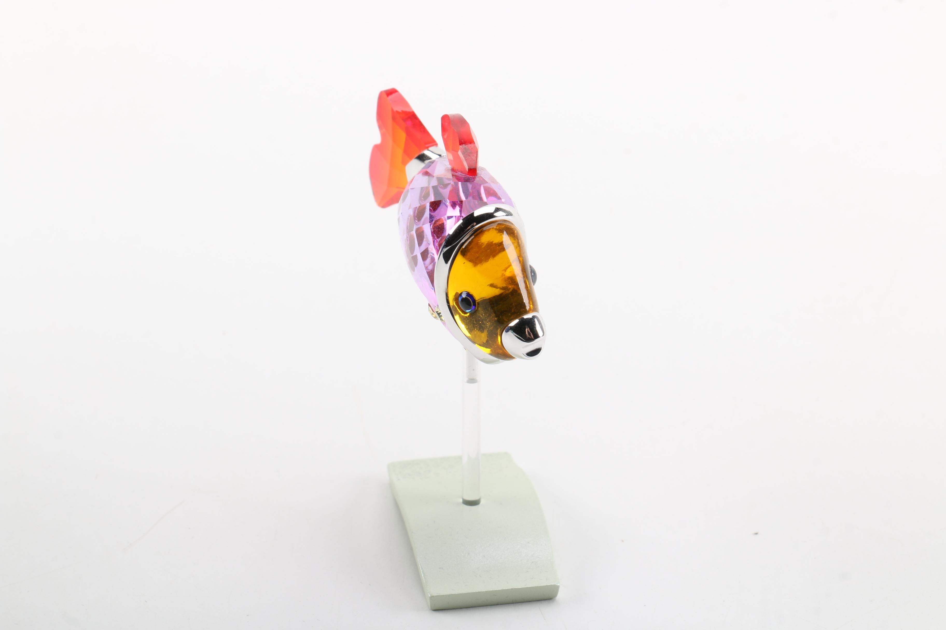 Swarovski "South Sea Collection" Crystals Fish Figurines