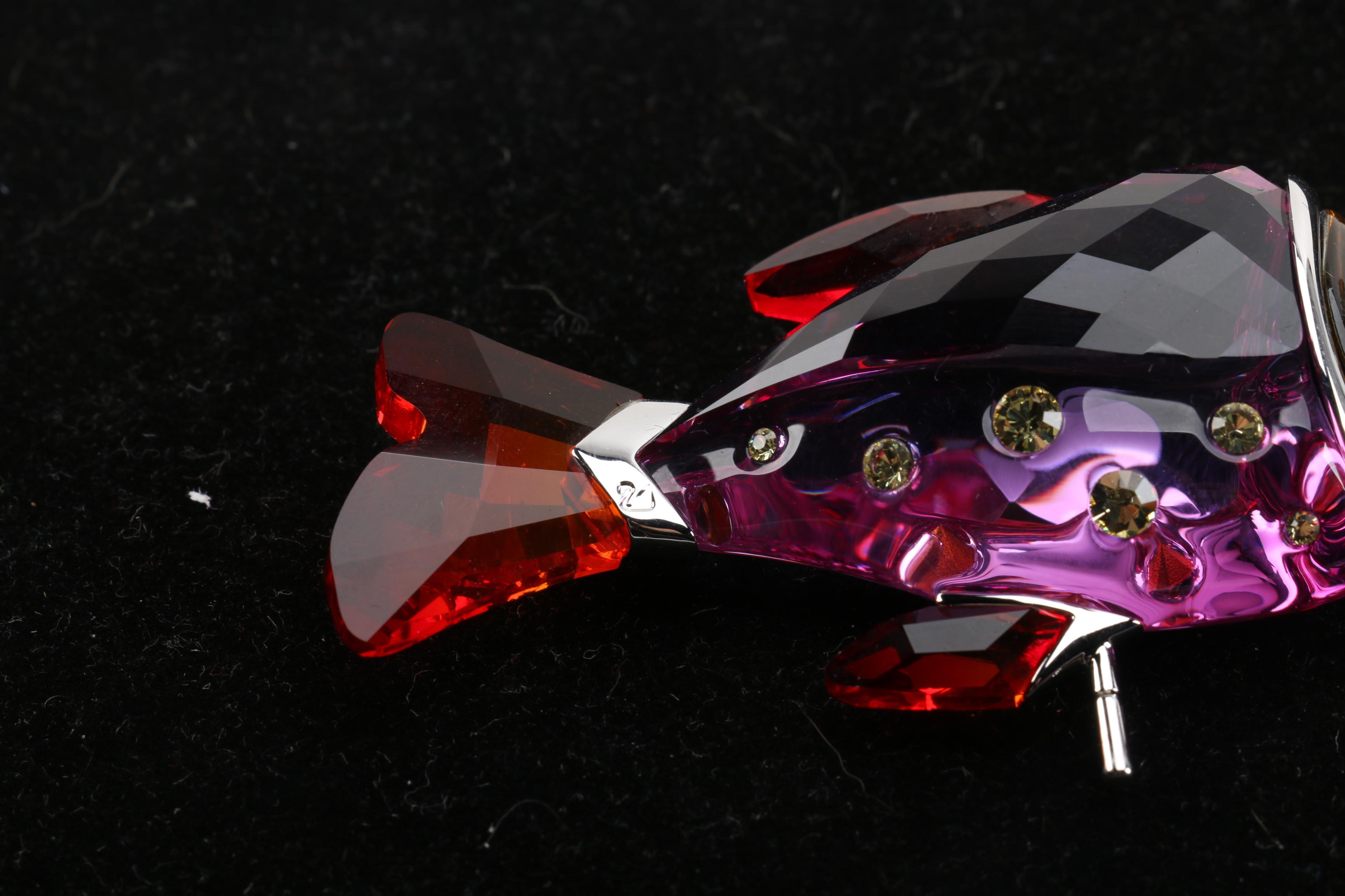 Swarovski "South Sea Collection" Crystals Fish Figurines