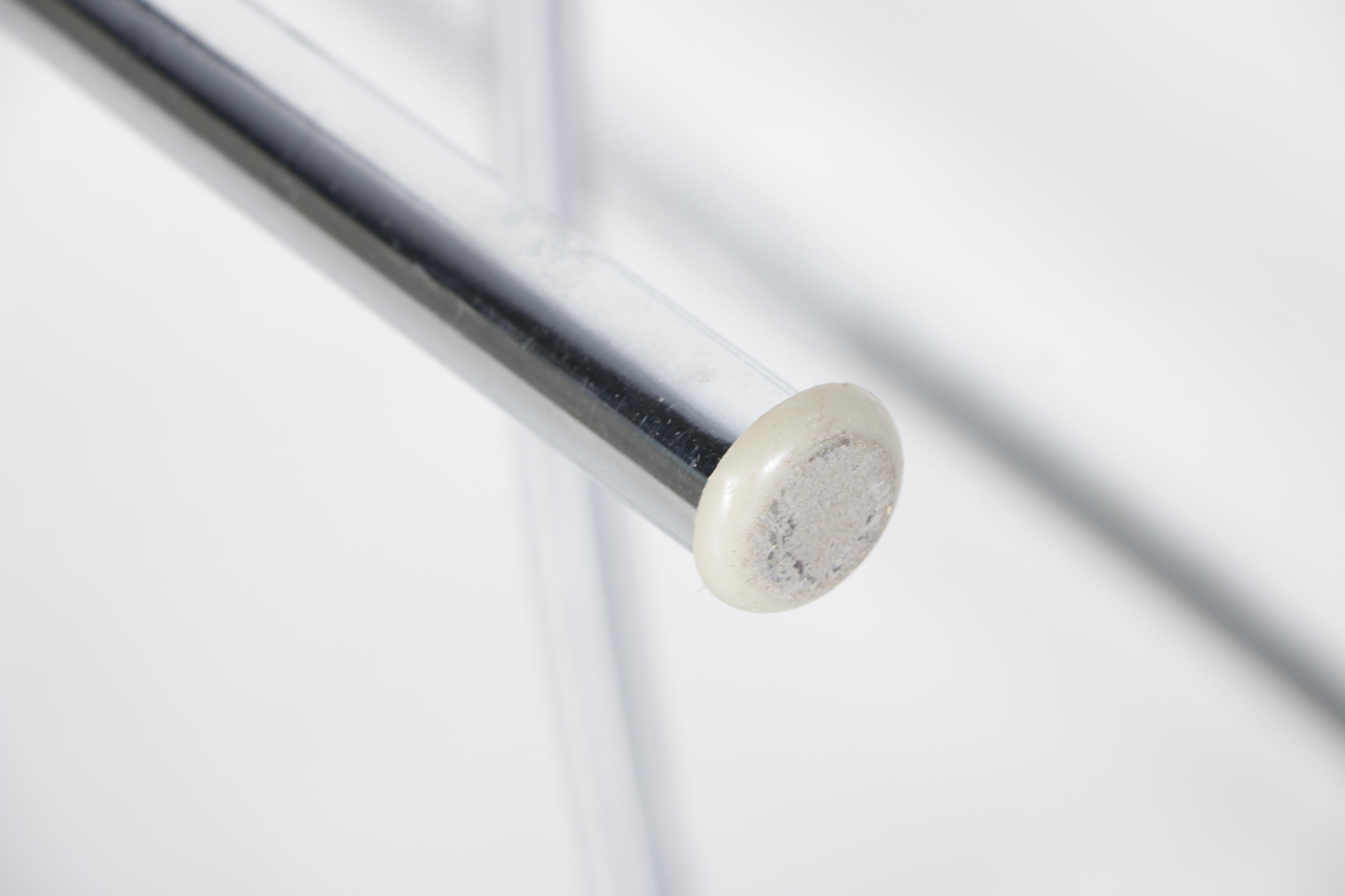 Three Modern Style White Barstools