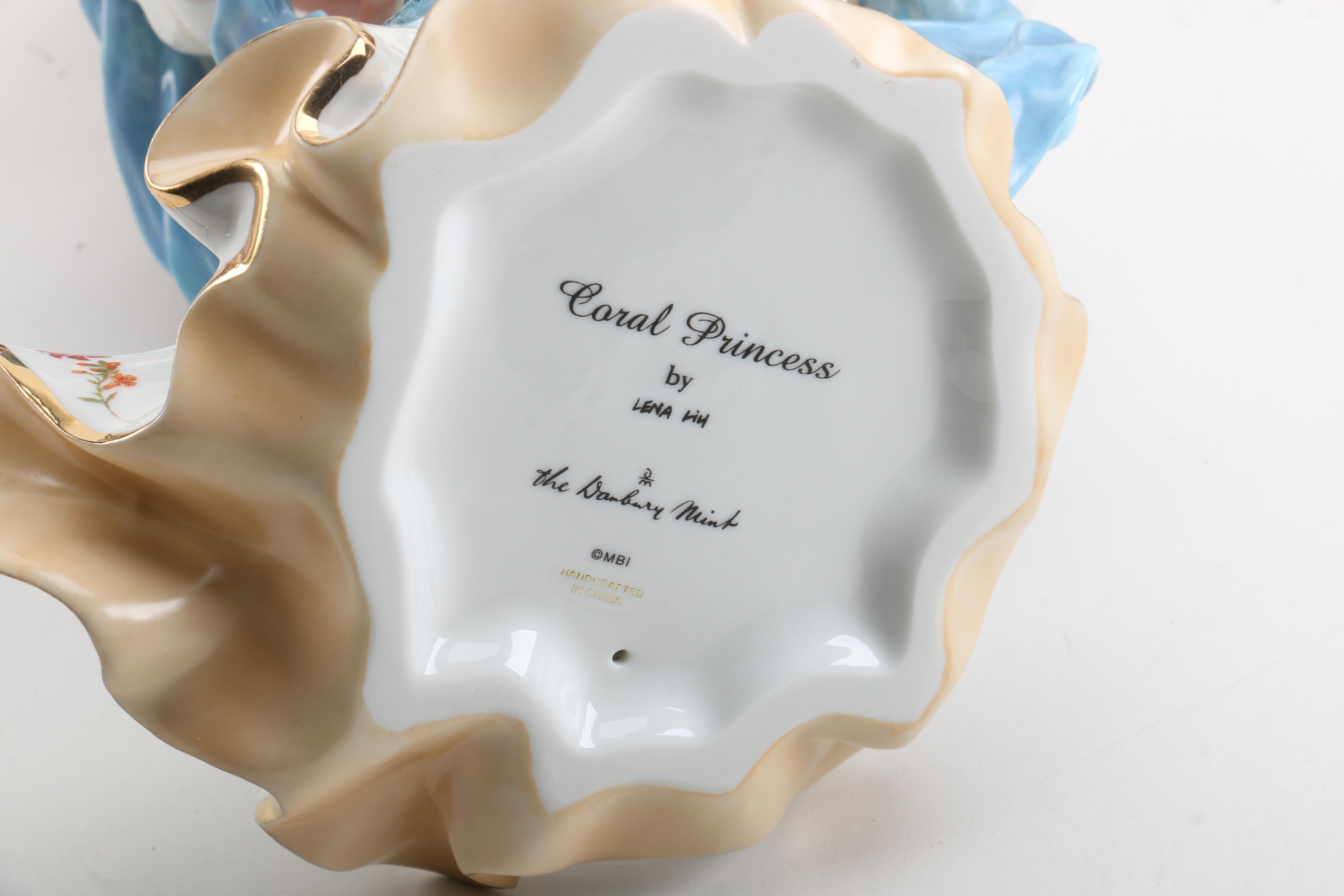 Selection of Porcelain Figurines Including Lena Liu for The Danbury Mint