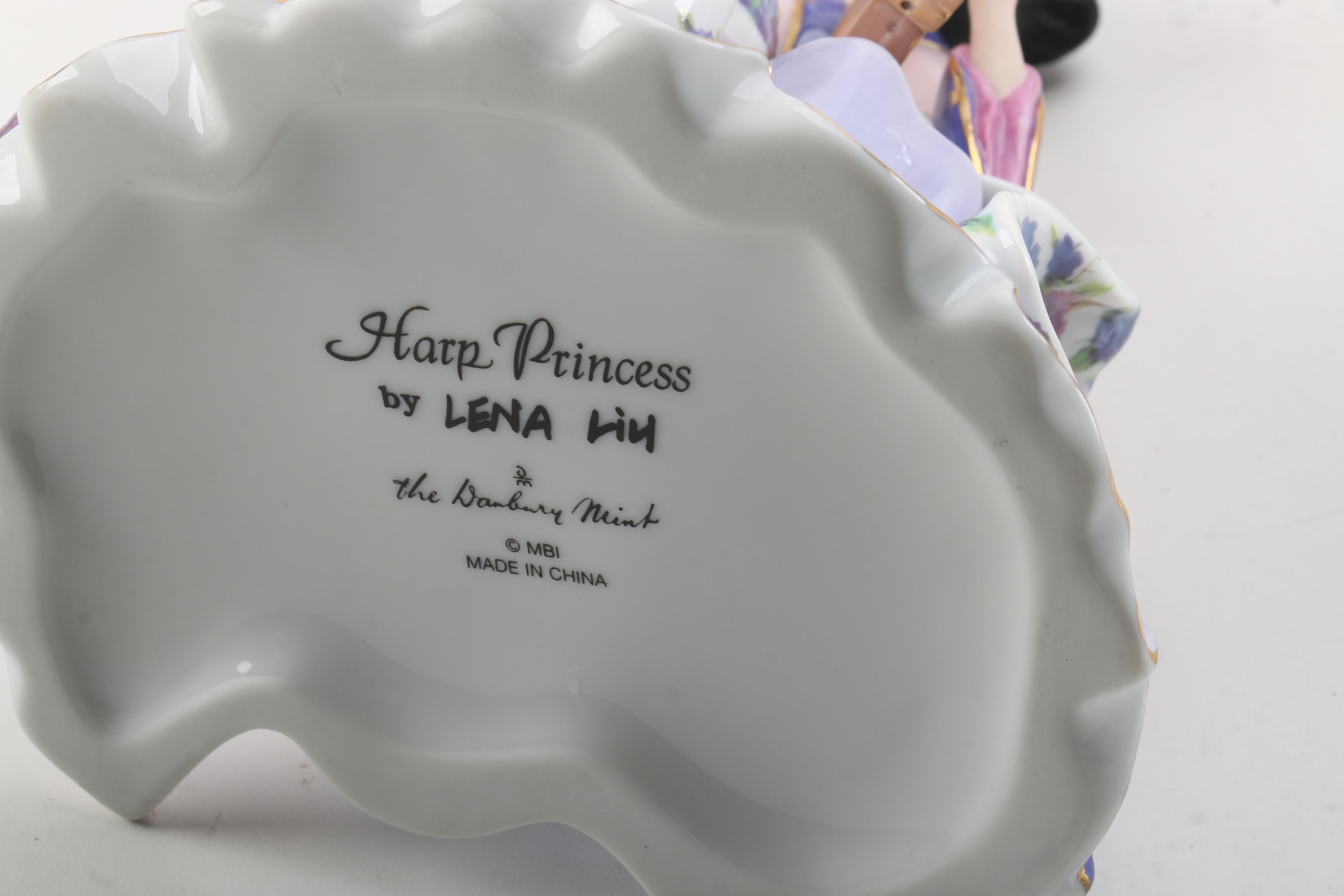 Selection of Porcelain Figurines Including Lena Liu for The Danbury Mint