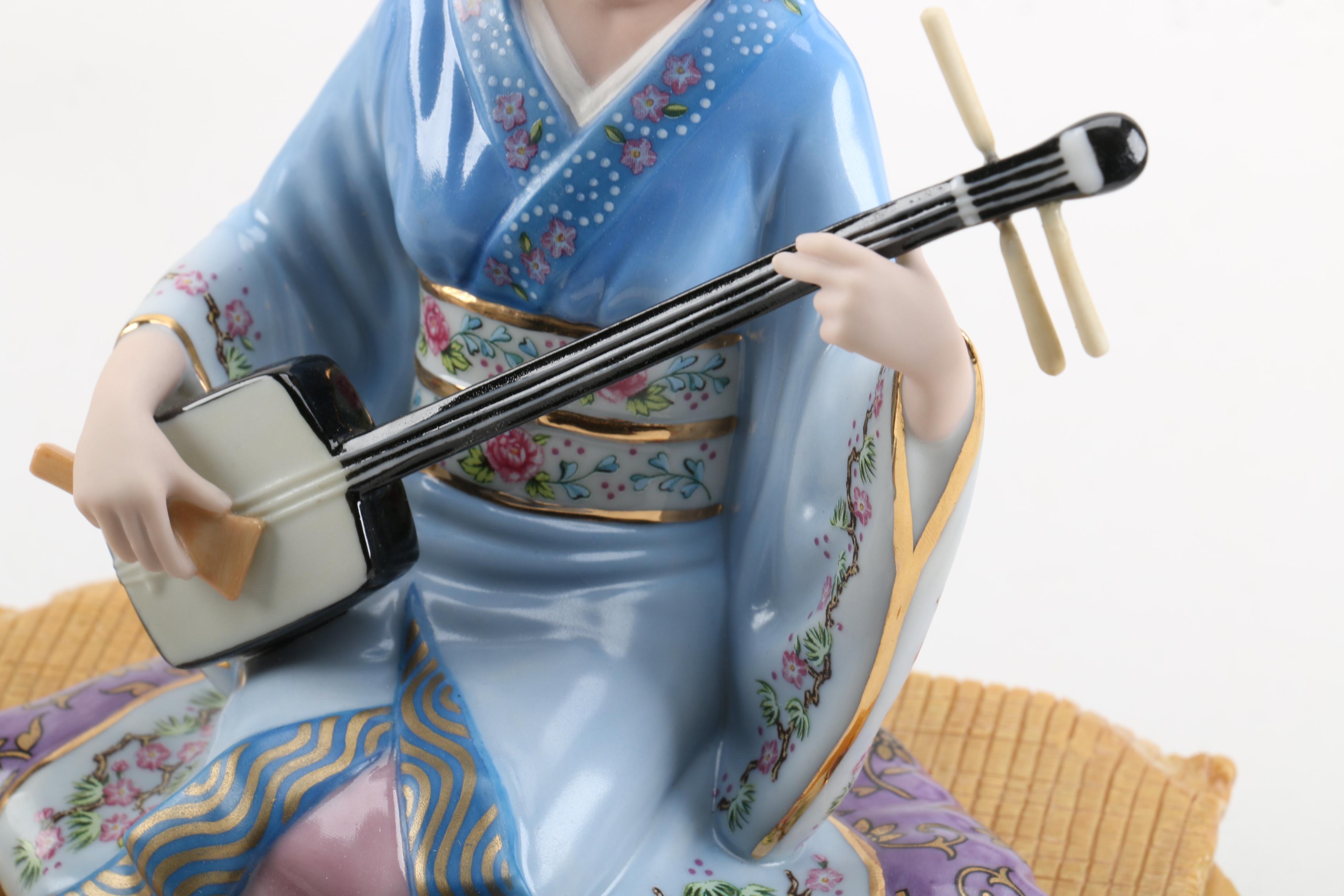 Selection of Porcelain Figurines Including Lena Liu for The Danbury Mint