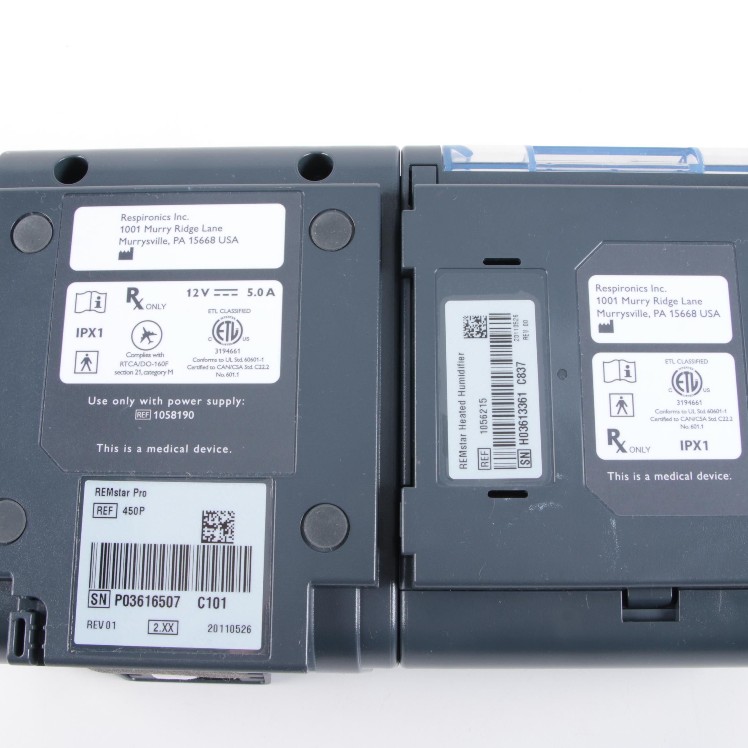 Phillips Respironics System One CPAP and Humidifier