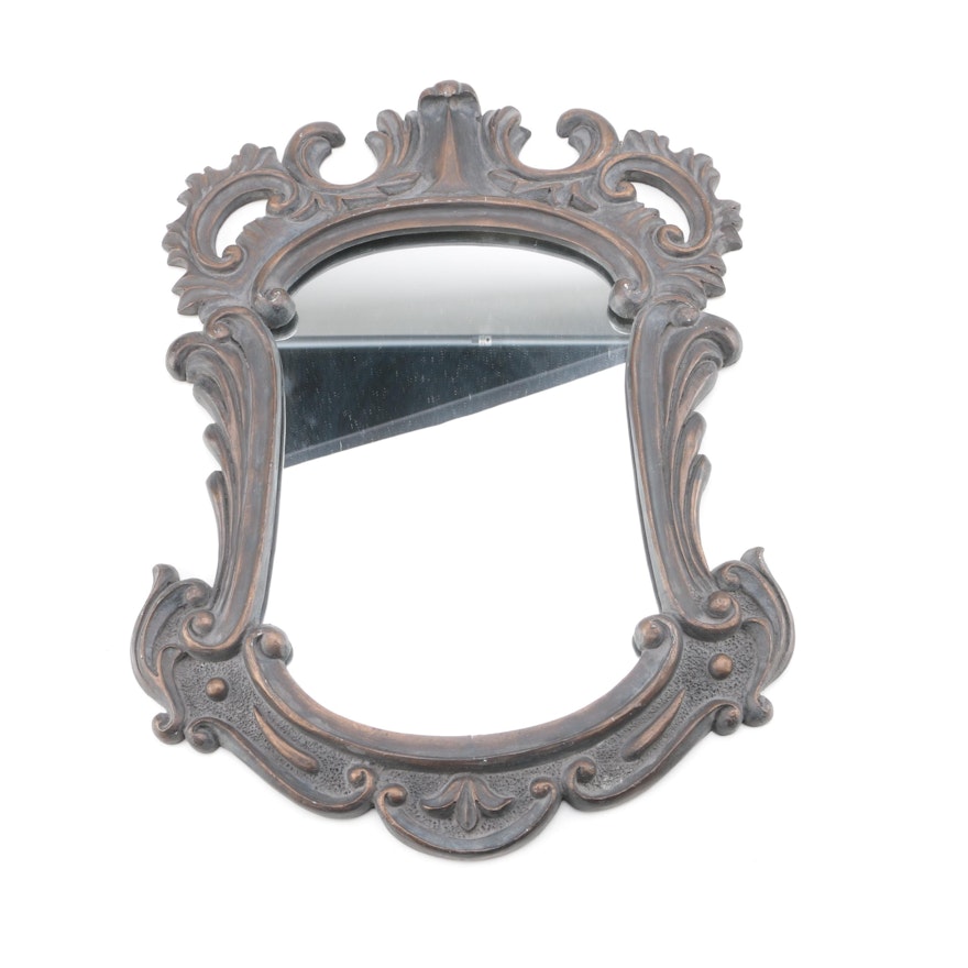 Wall Mirror with Baroque Style Frame
