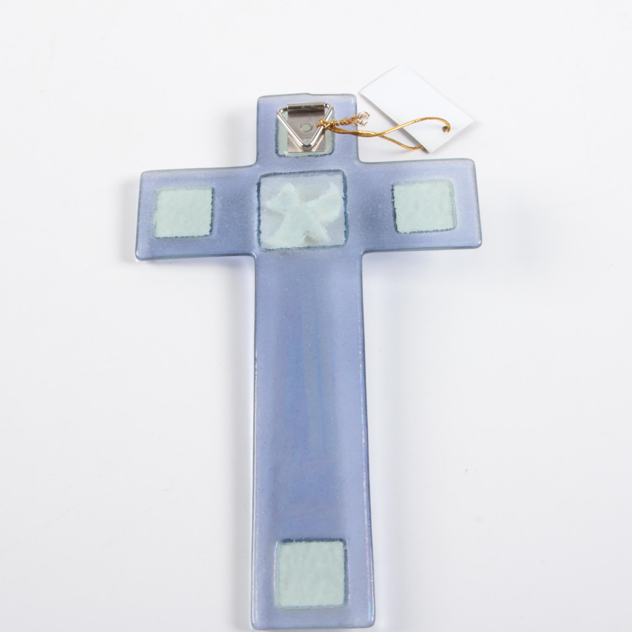 Roman Inc. Glass Cross Wall Decor