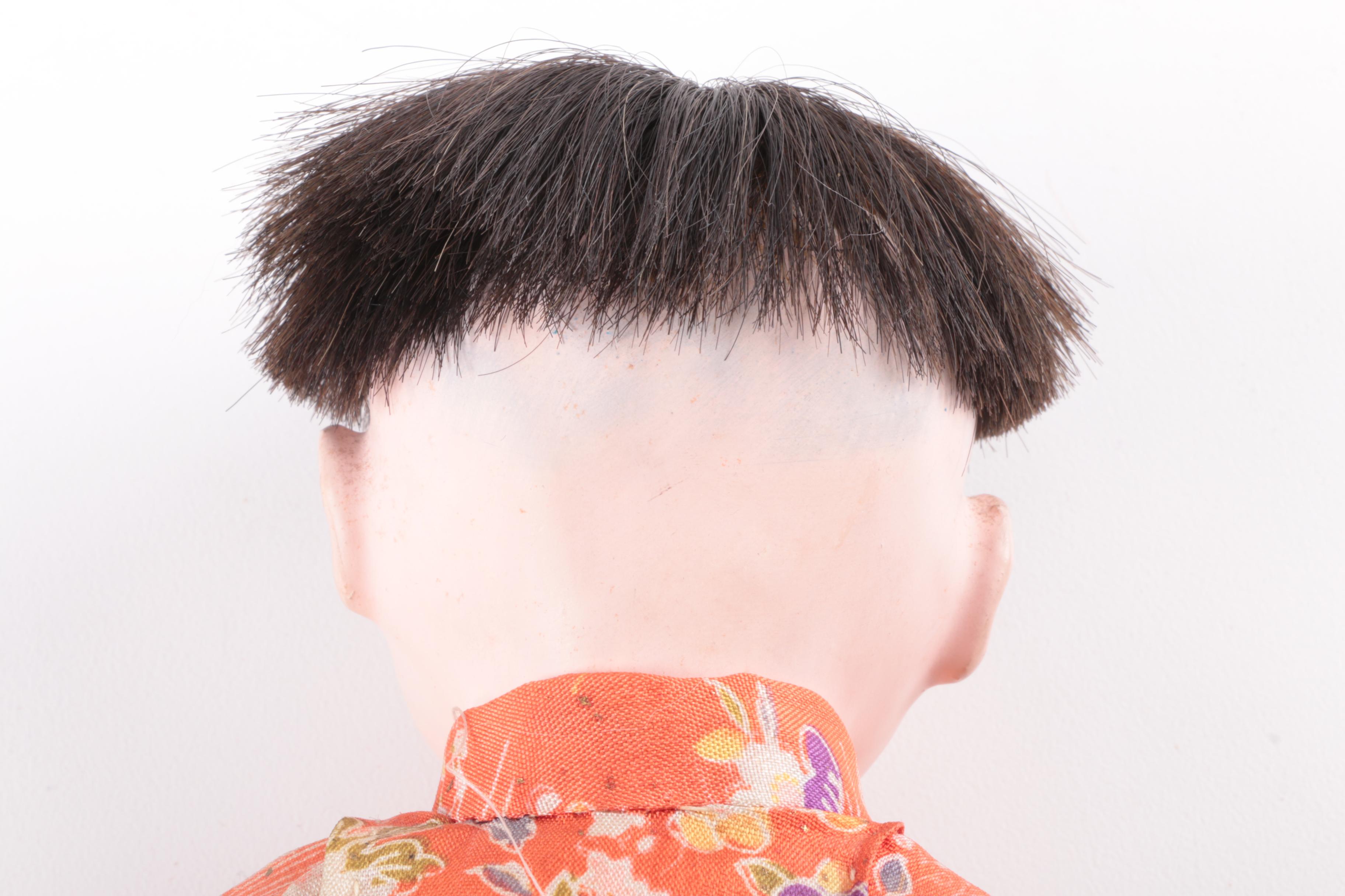 Vintage Japanese Gofun Composition Doll