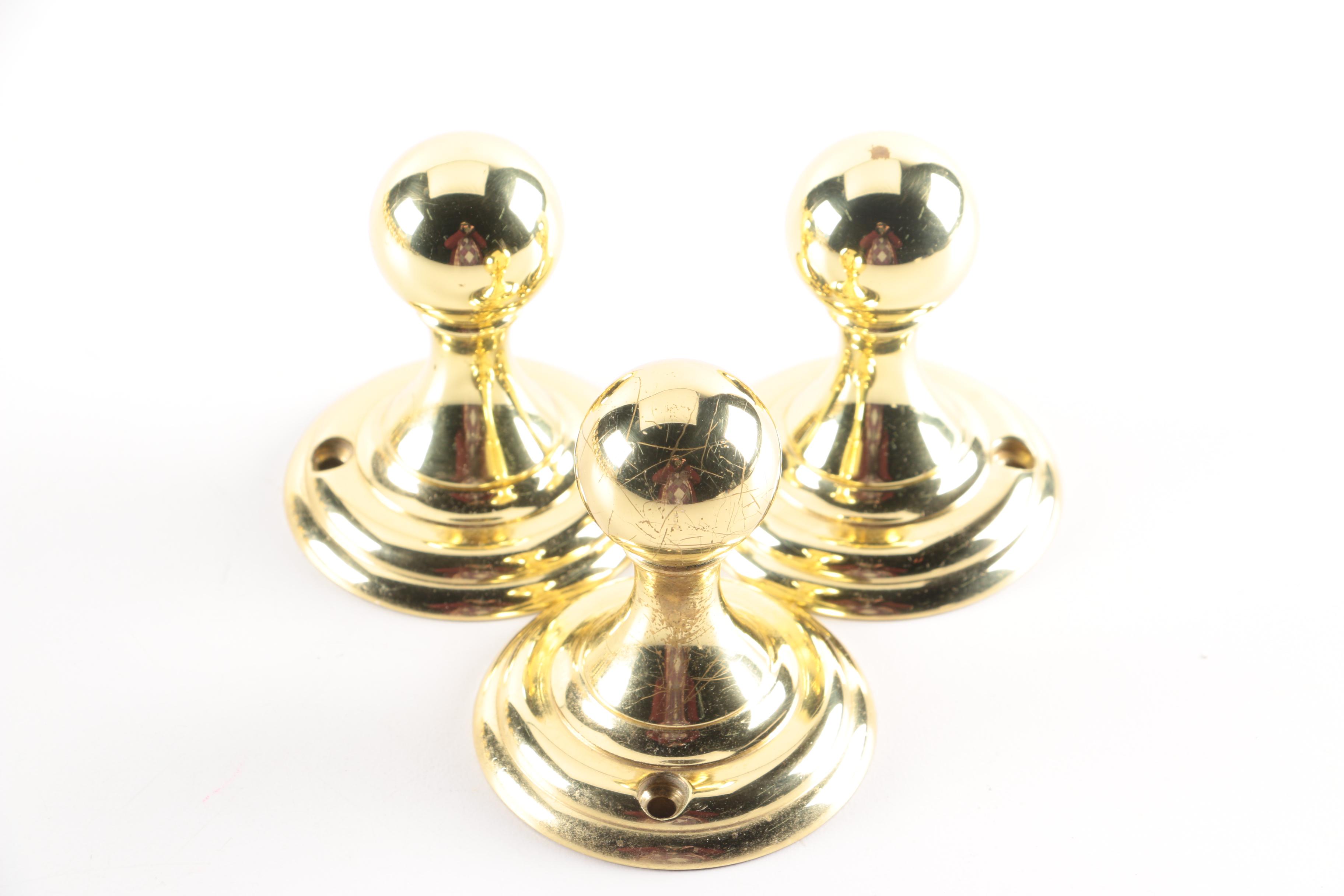 Assorted Brass Bathroom Hardware