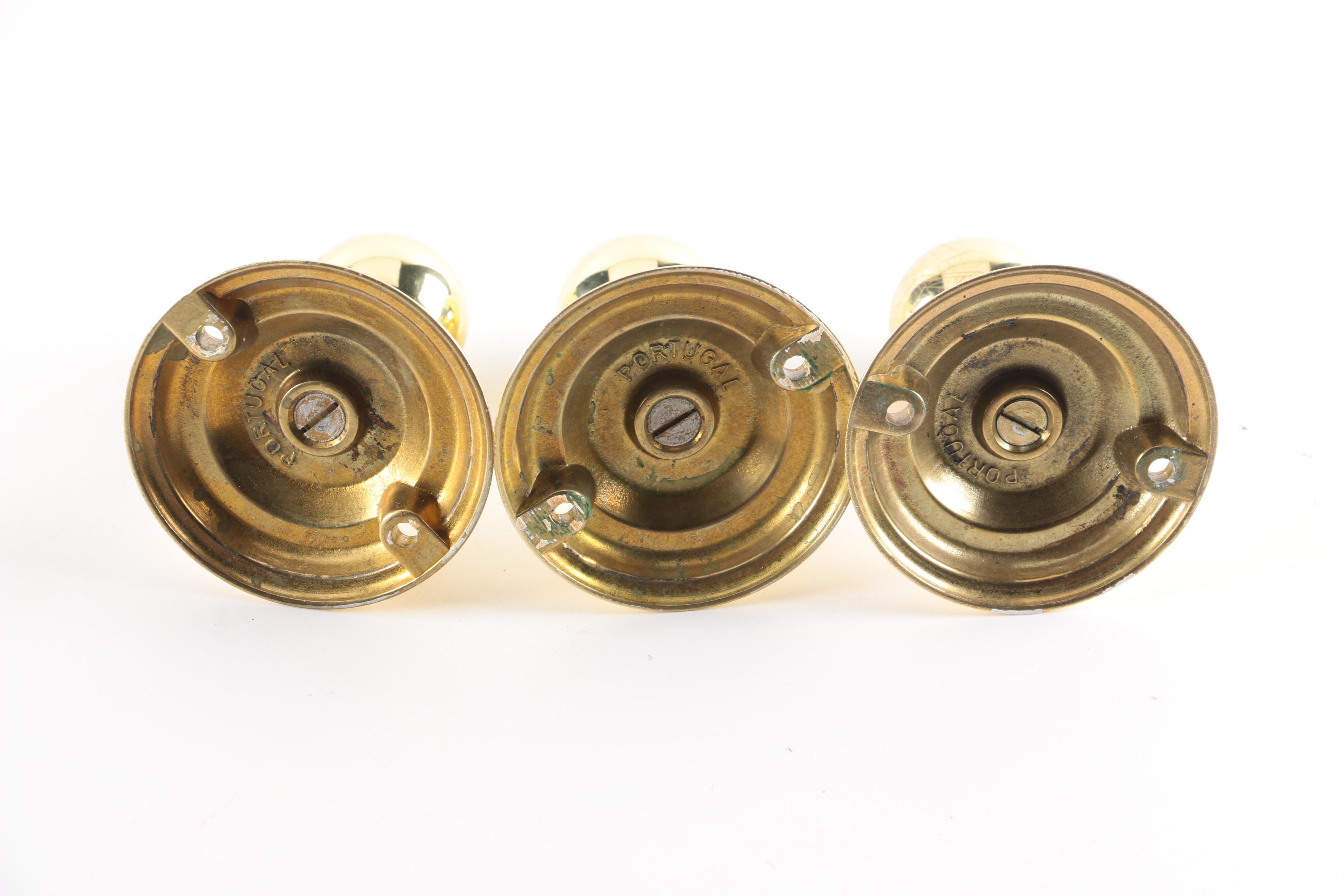 Assorted Brass Bathroom Hardware