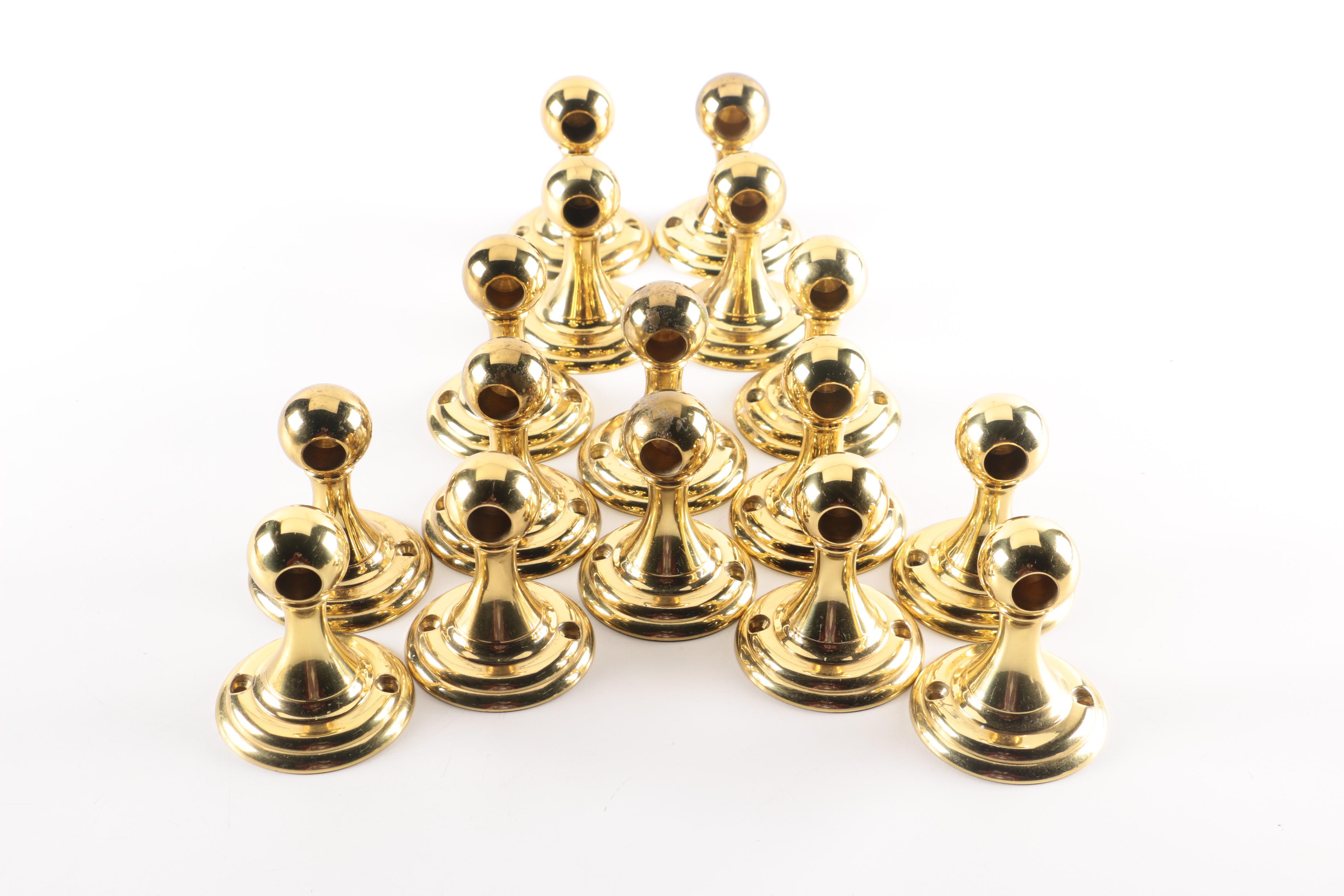 Assorted Brass Bathroom Hardware