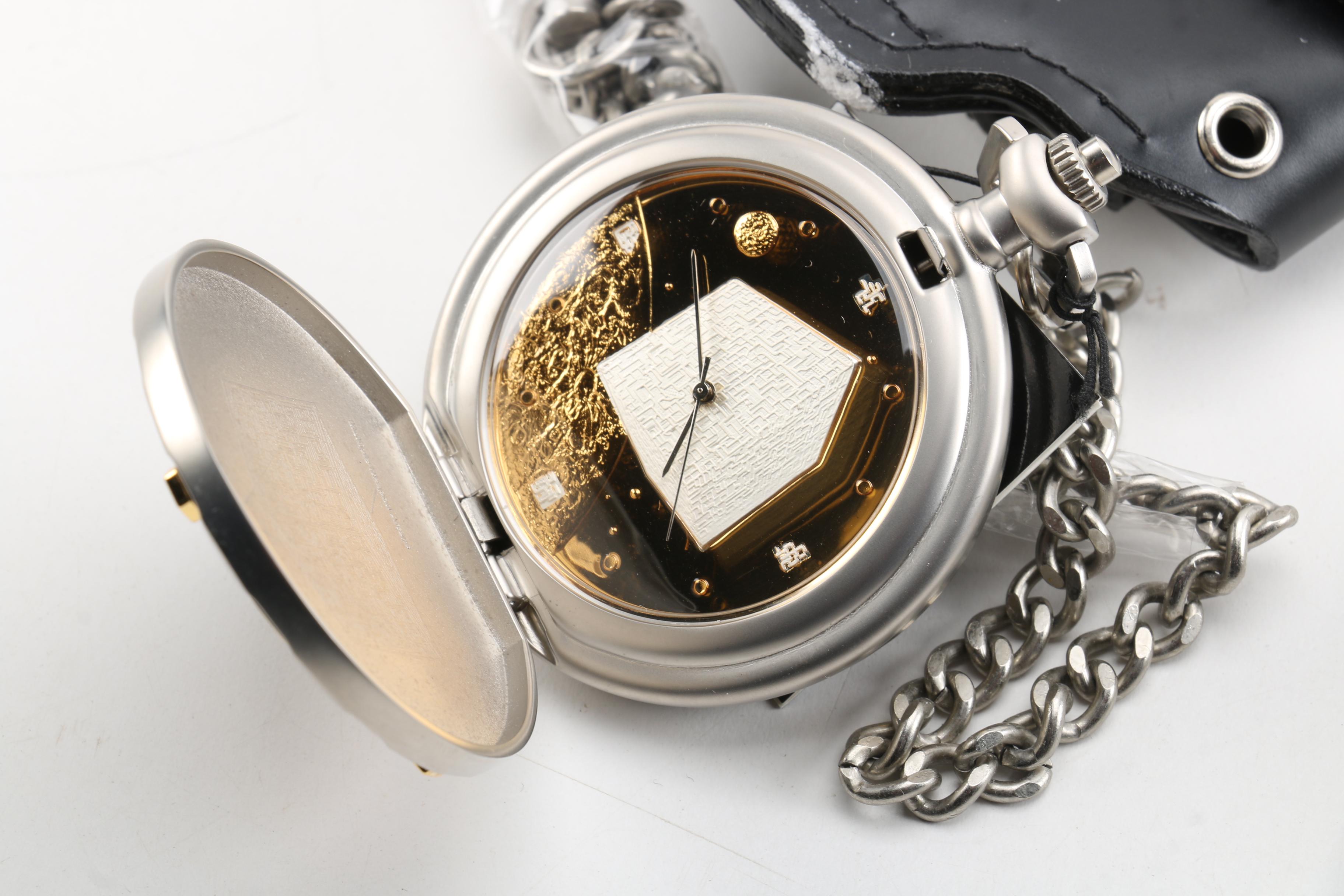 Star Trek Pocket Watches Including Belt Pouches