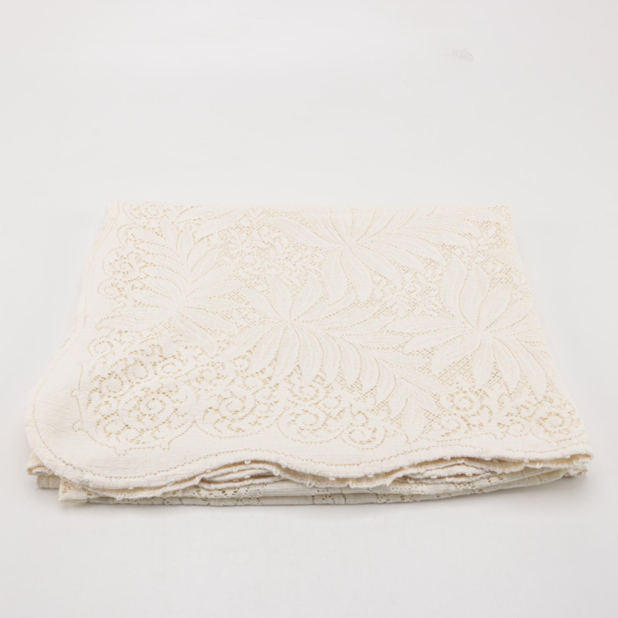 Ivory Lace Tablecloth