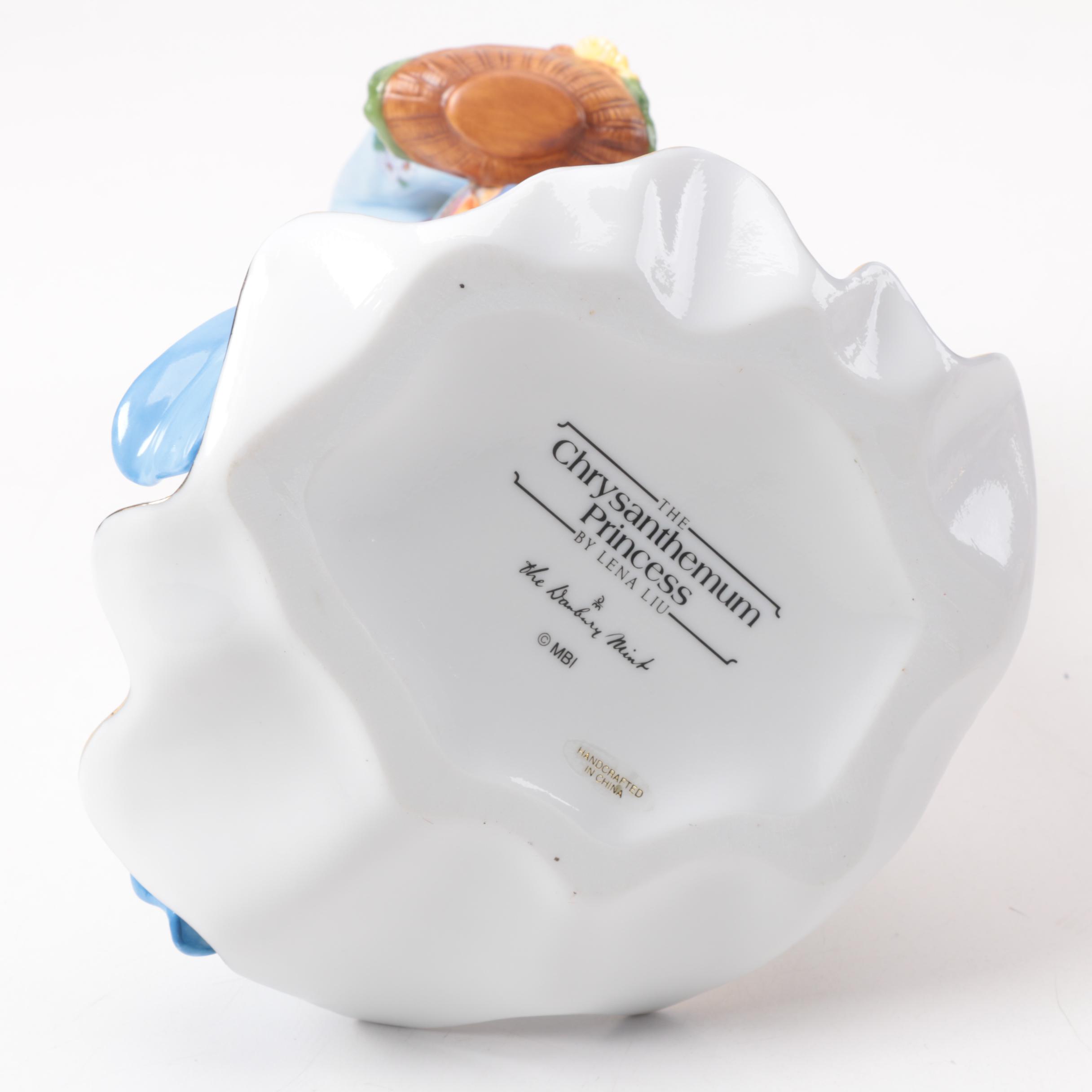 Chinese Inspired Porcelain Figurines including Franklin Mint and Danbury Mint