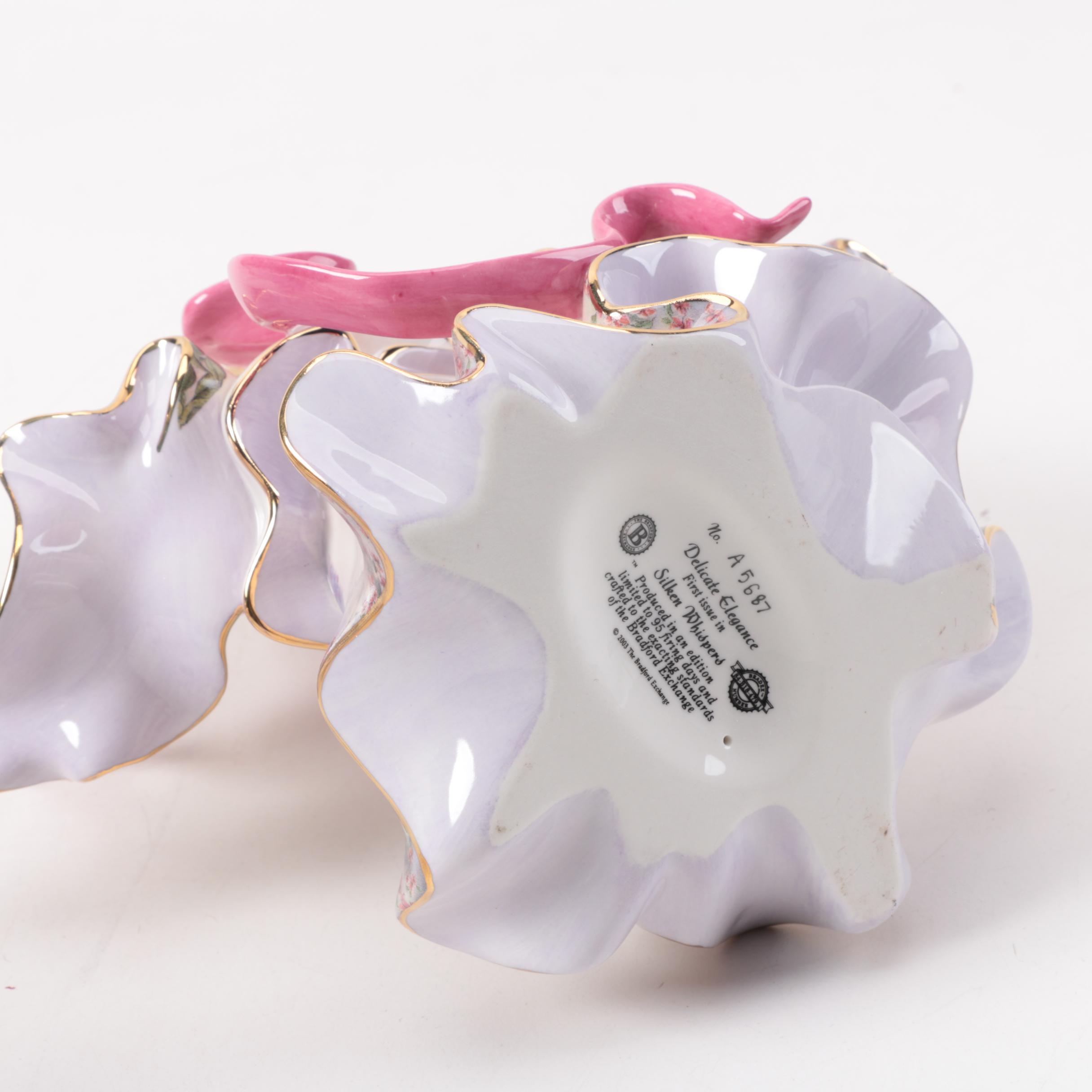 Chinese Inspired Porcelain Figurines including Franklin Mint and Danbury Mint