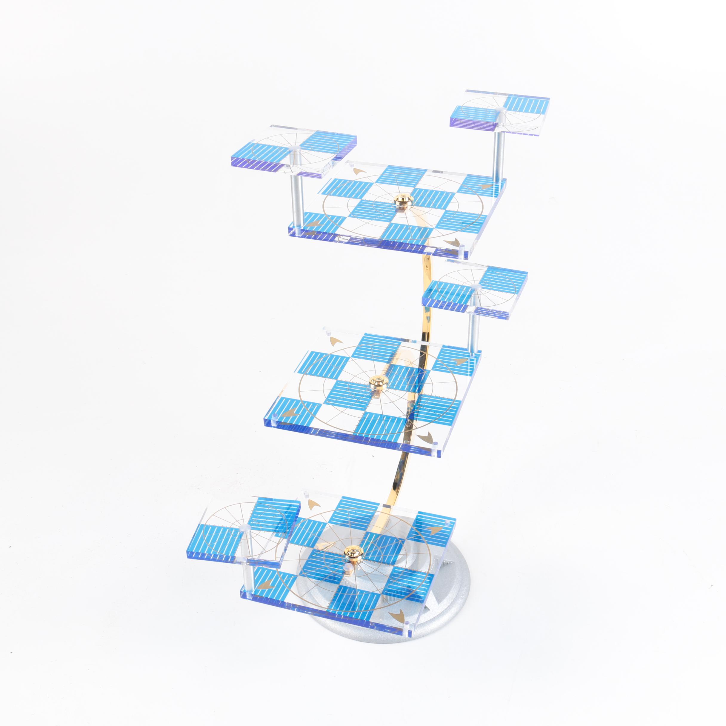 Franklin Mint Official Star Trek Tridimensional Chess Set