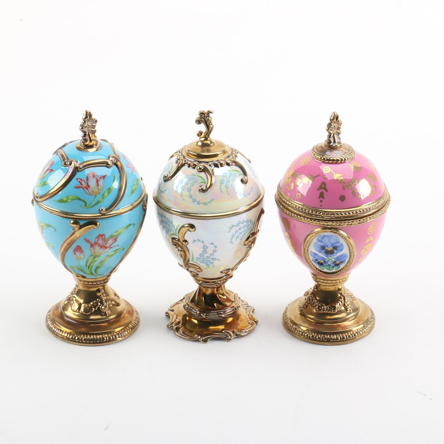 Franklin Mint "House of Fabergé" Musical Eggs