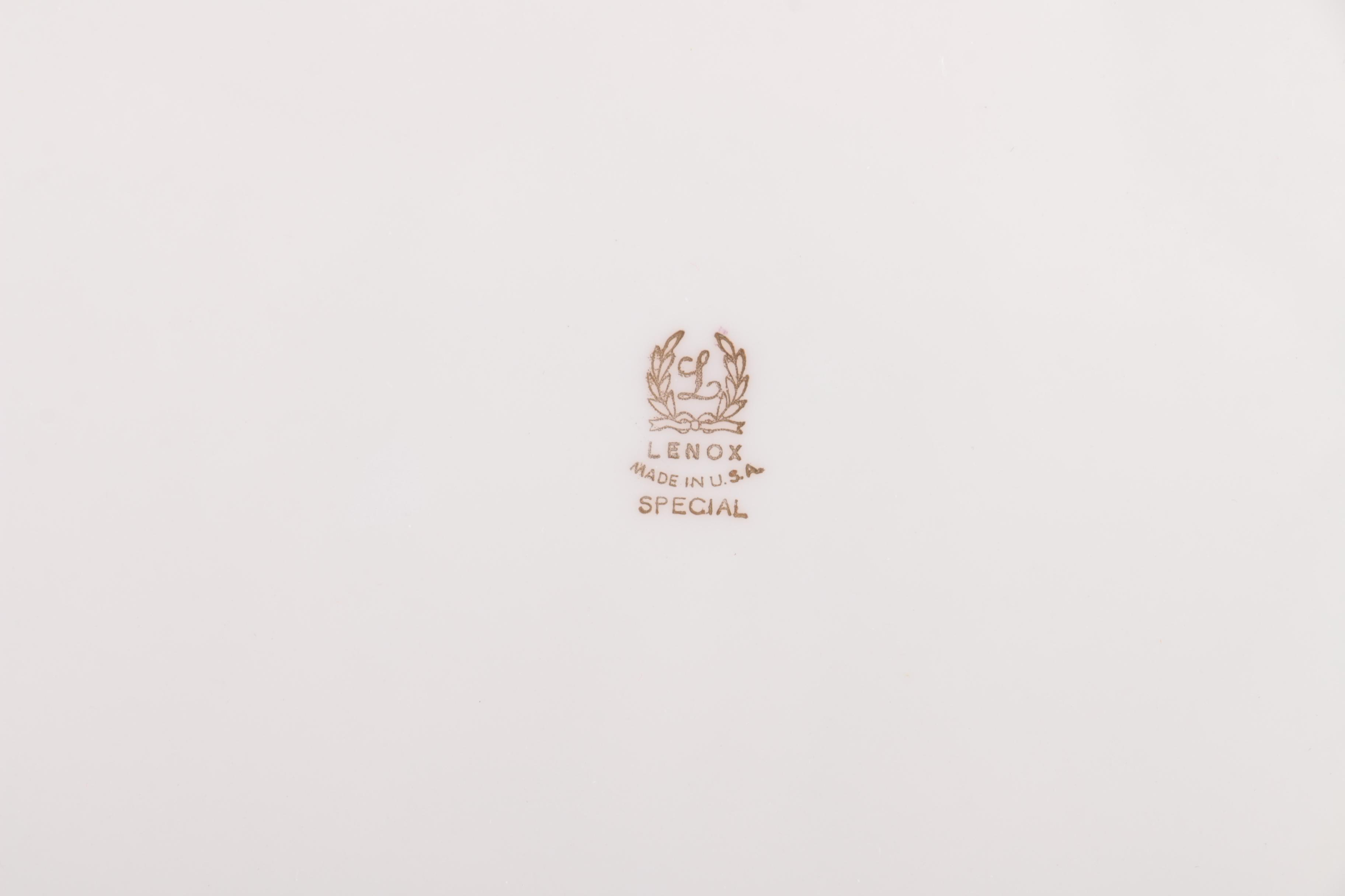 Lenox Porcelain Horse and Carriage Scene Platter