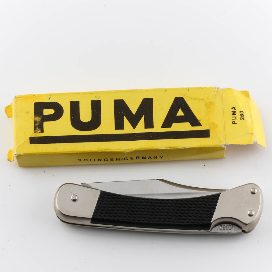 Puma Lieutenant Model 230260 Folding Lock Back Knife