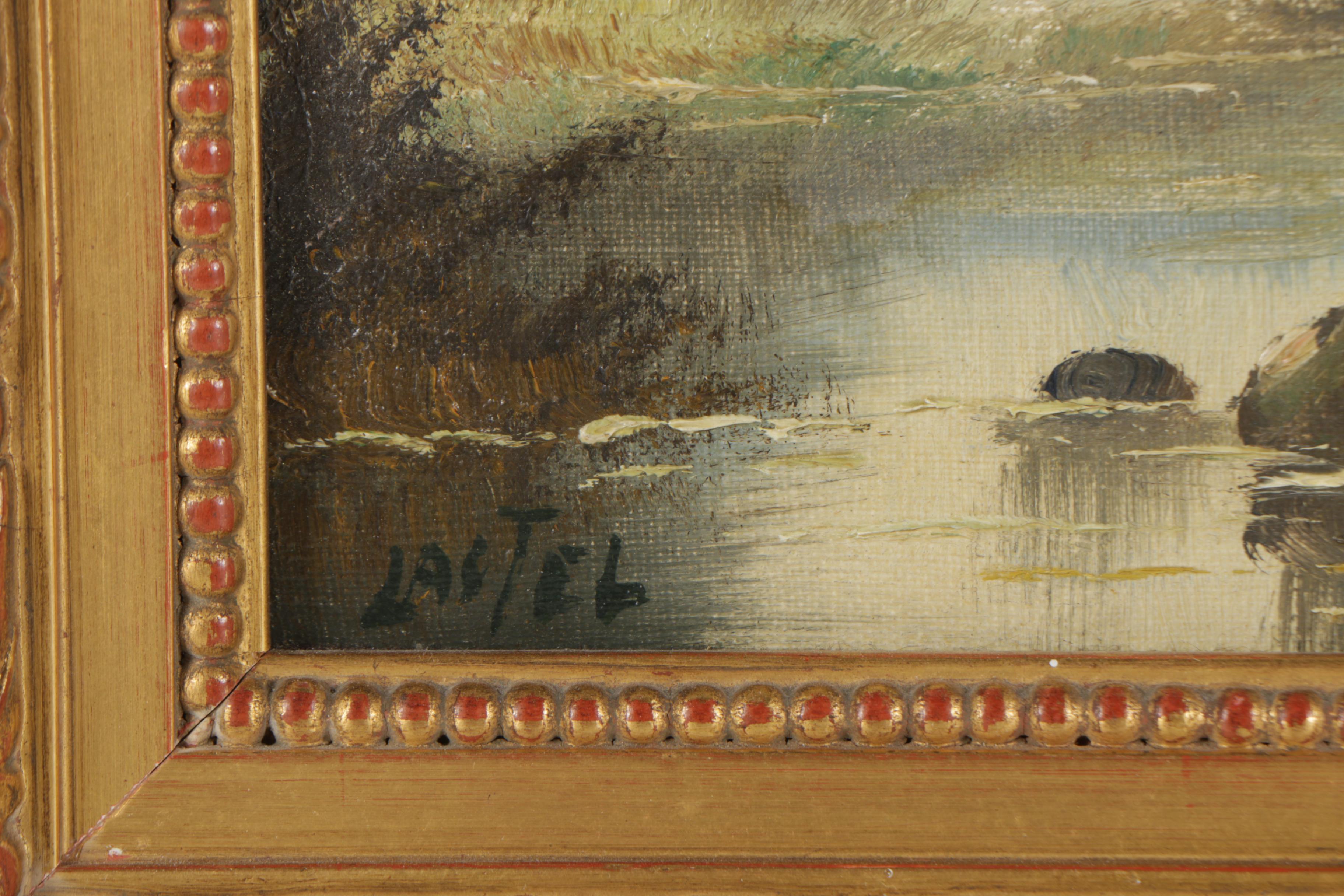 Lastel Oil Painting of a Landscape