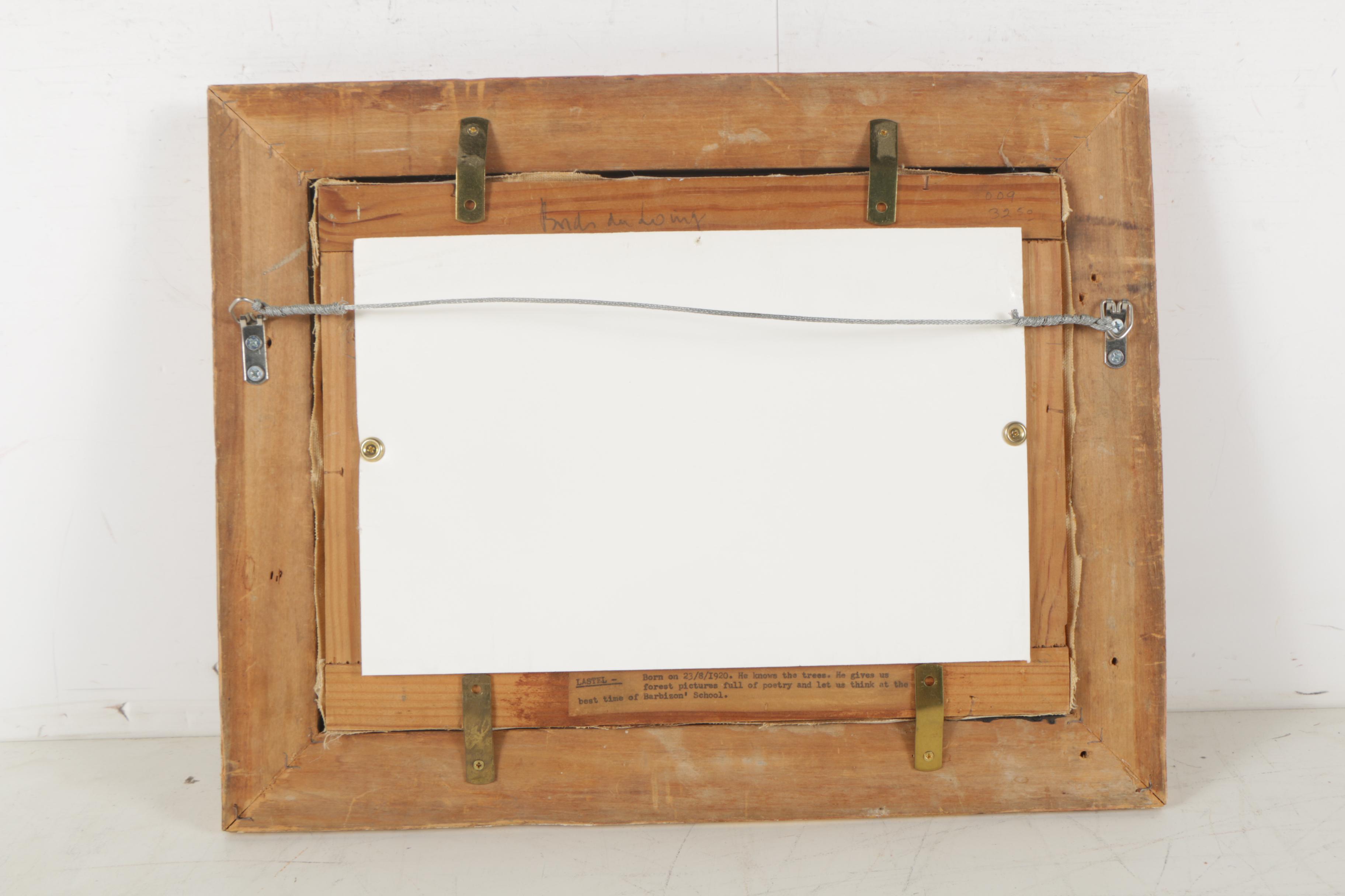 Lastel Oil Painting of a Landscape