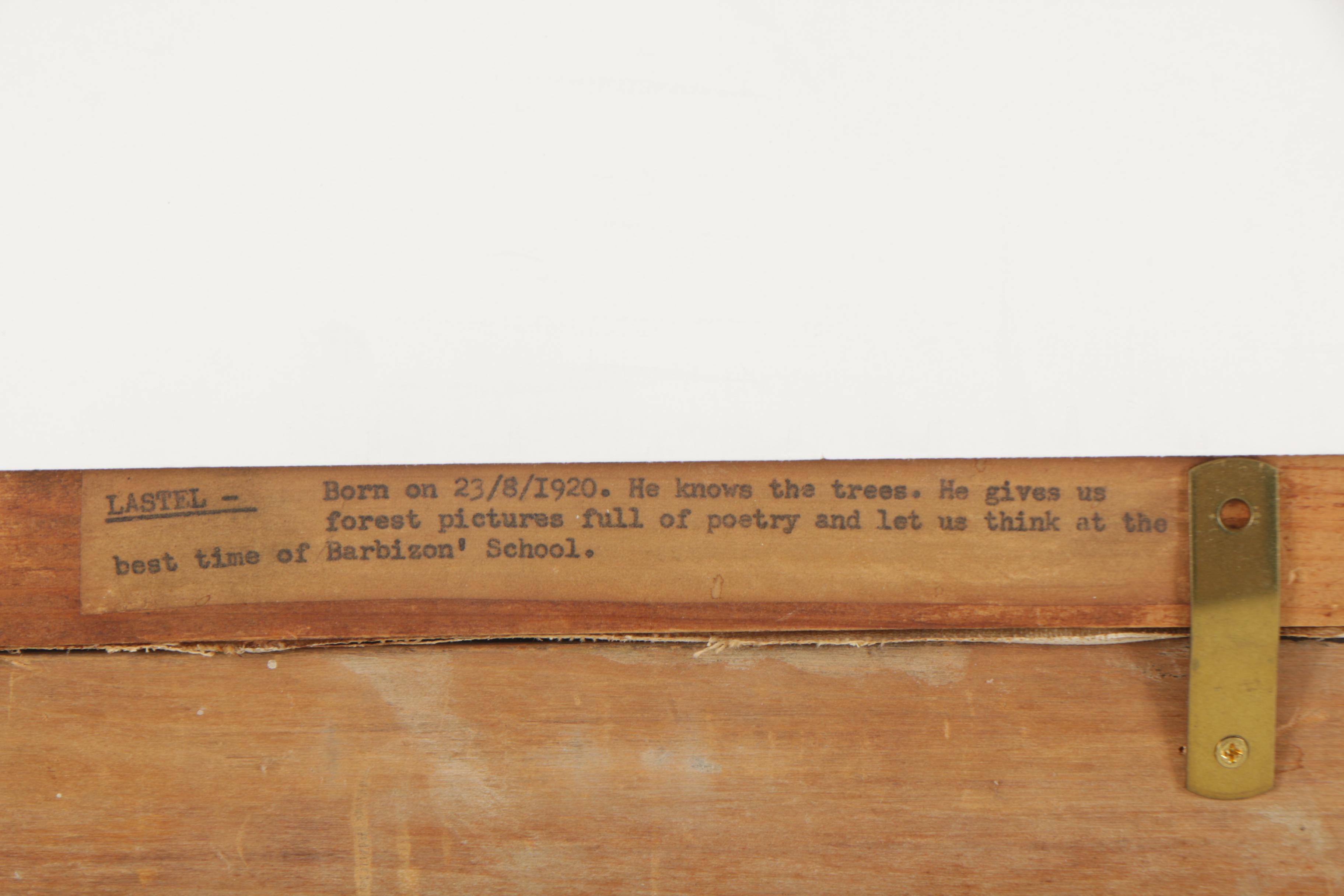 Lastel Oil Painting of a Landscape