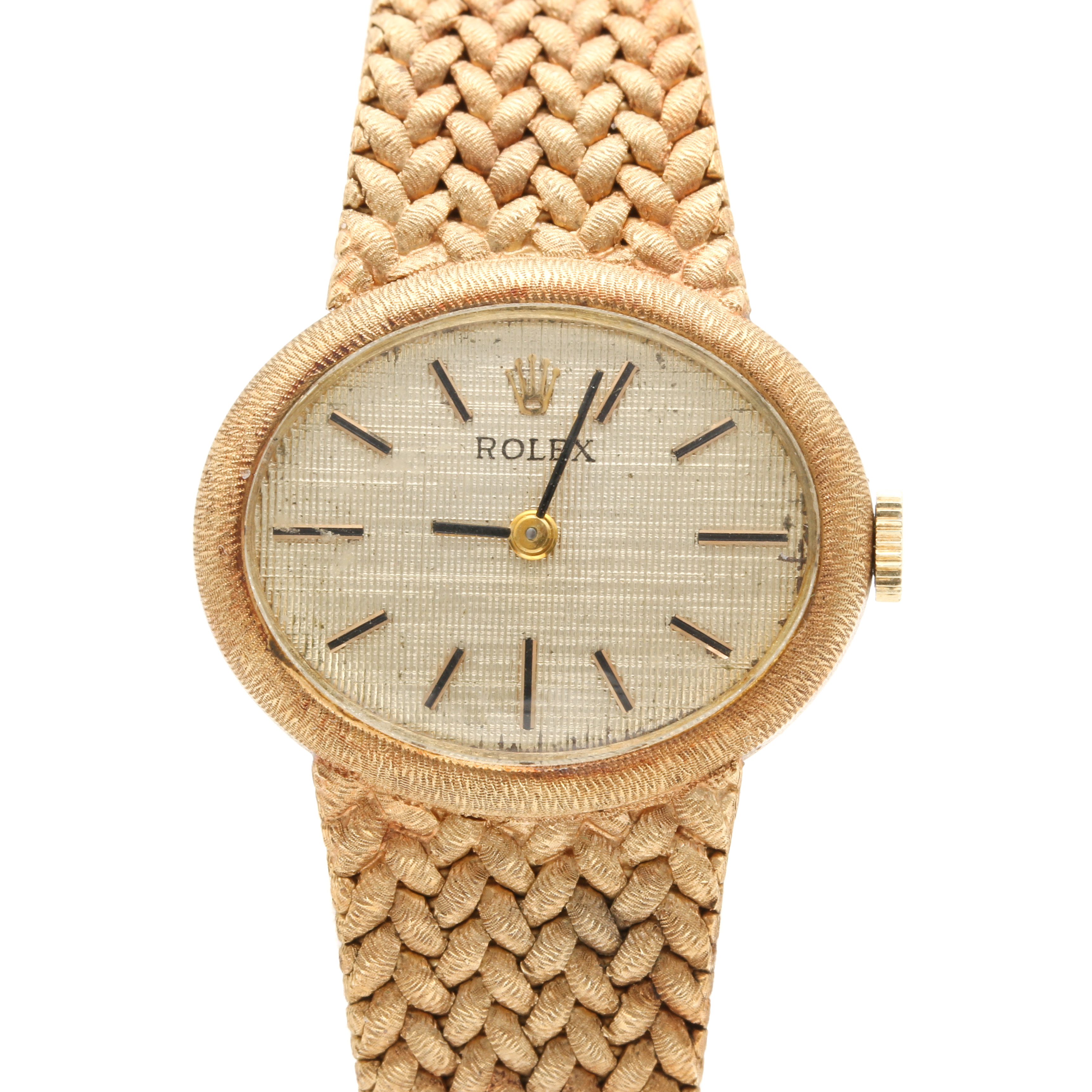 Circa 1960's - 1970's Rolex 14K Yellow Gold Watch