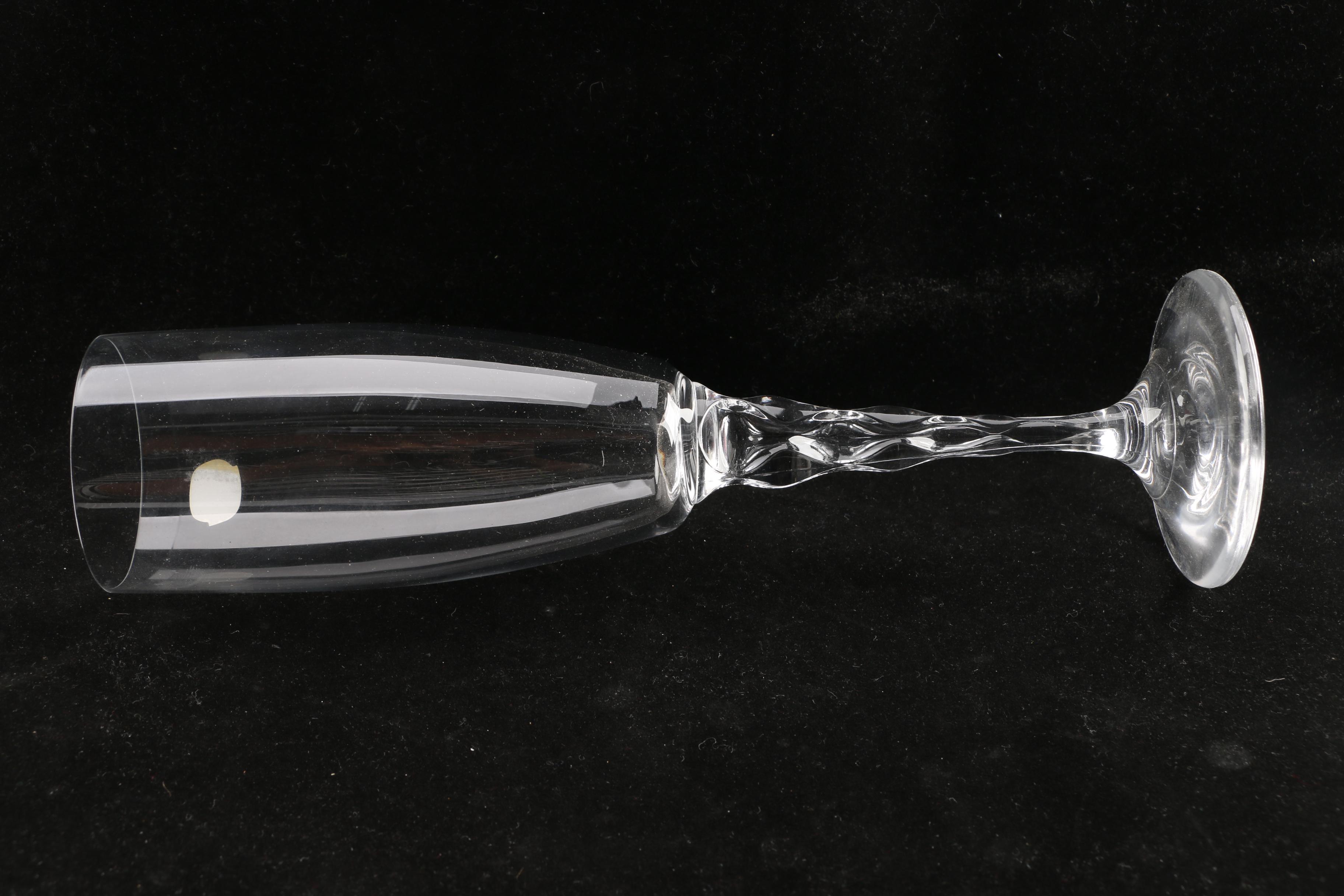 Bohemia Glass Champagne Flutes