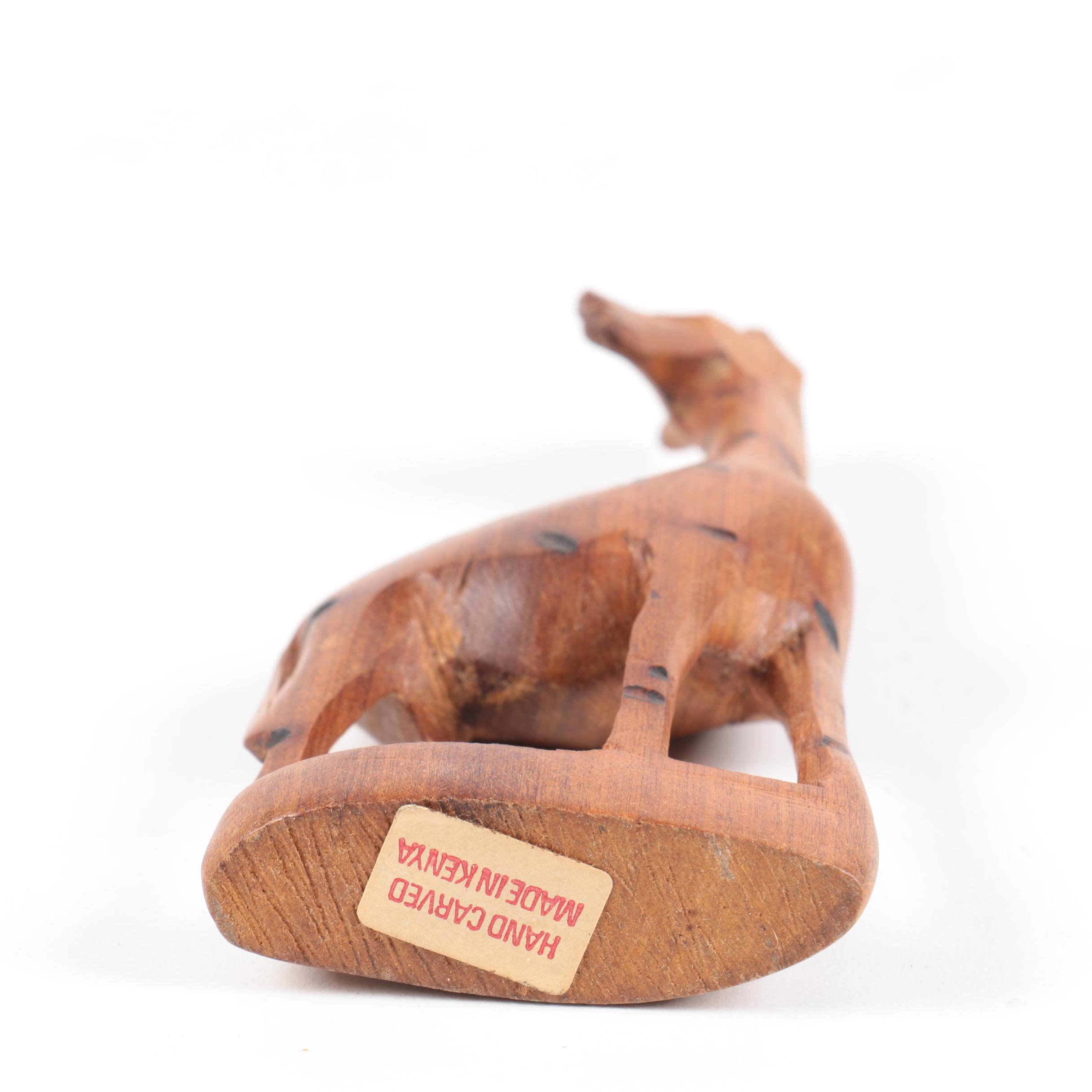 Kenyan Carved Wooden Animals
