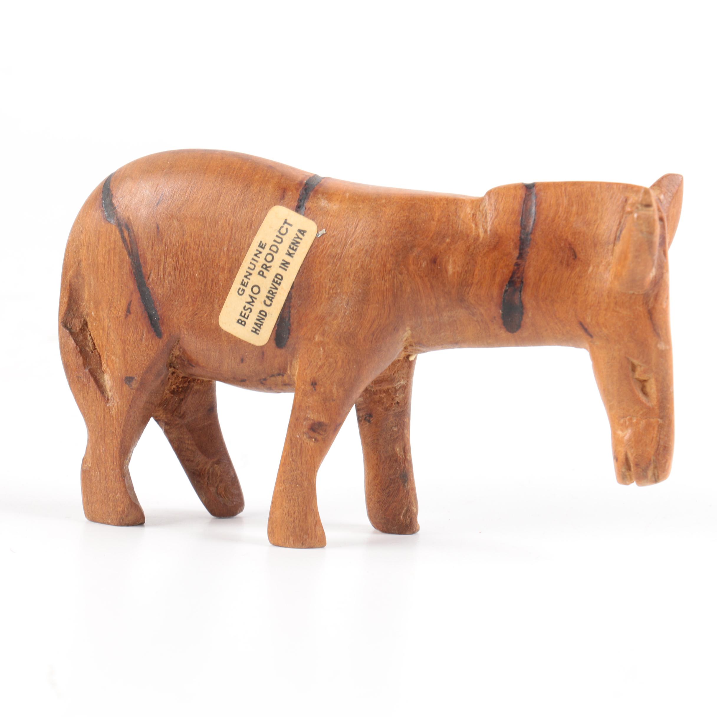 Kenyan Carved Wooden Animals
