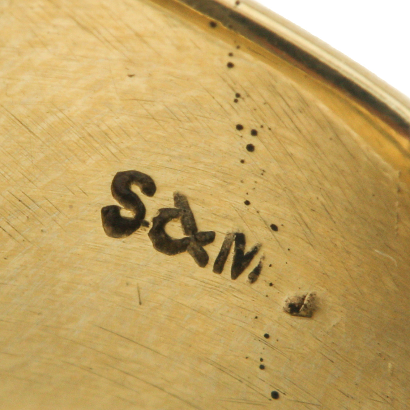 Vintage 14K Yellow Gold Black Onyx Ring