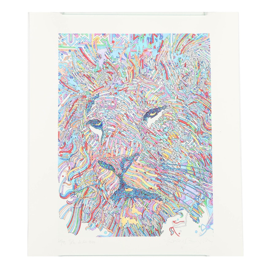 Guillaume Azoulay Giclee "Tete de Lion"