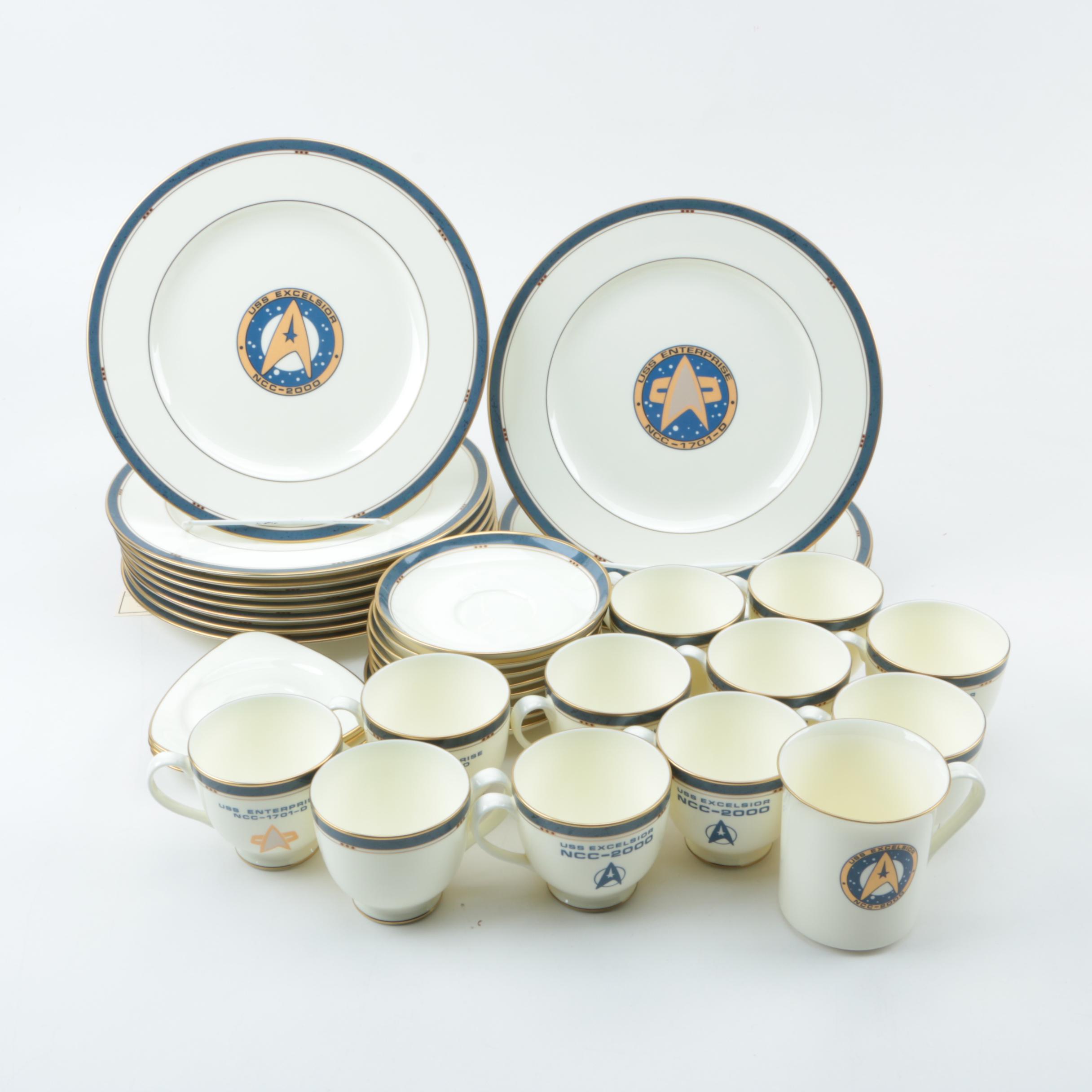 Pfaltzgraff Bone China "Star Trek" Dinnerware
