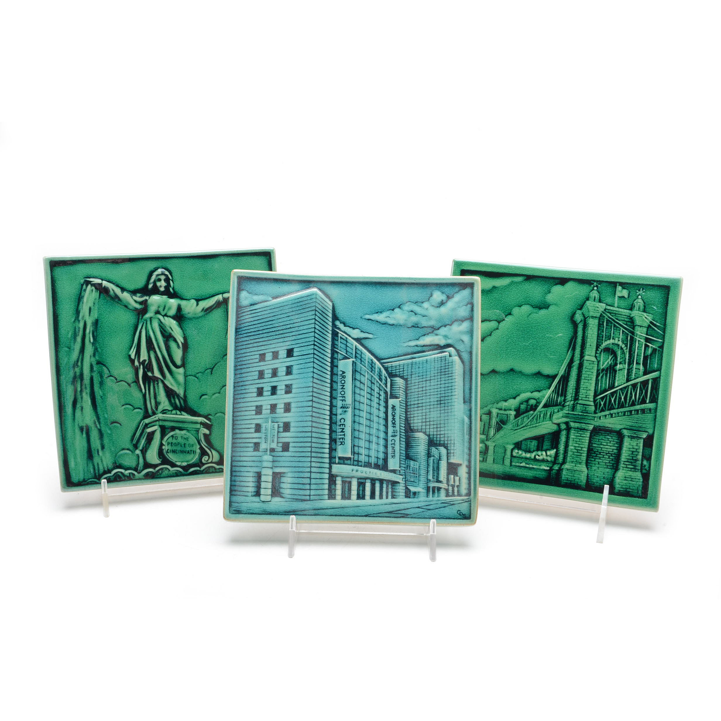 Rookwood Pottery Cincinnati Landmark Tiles