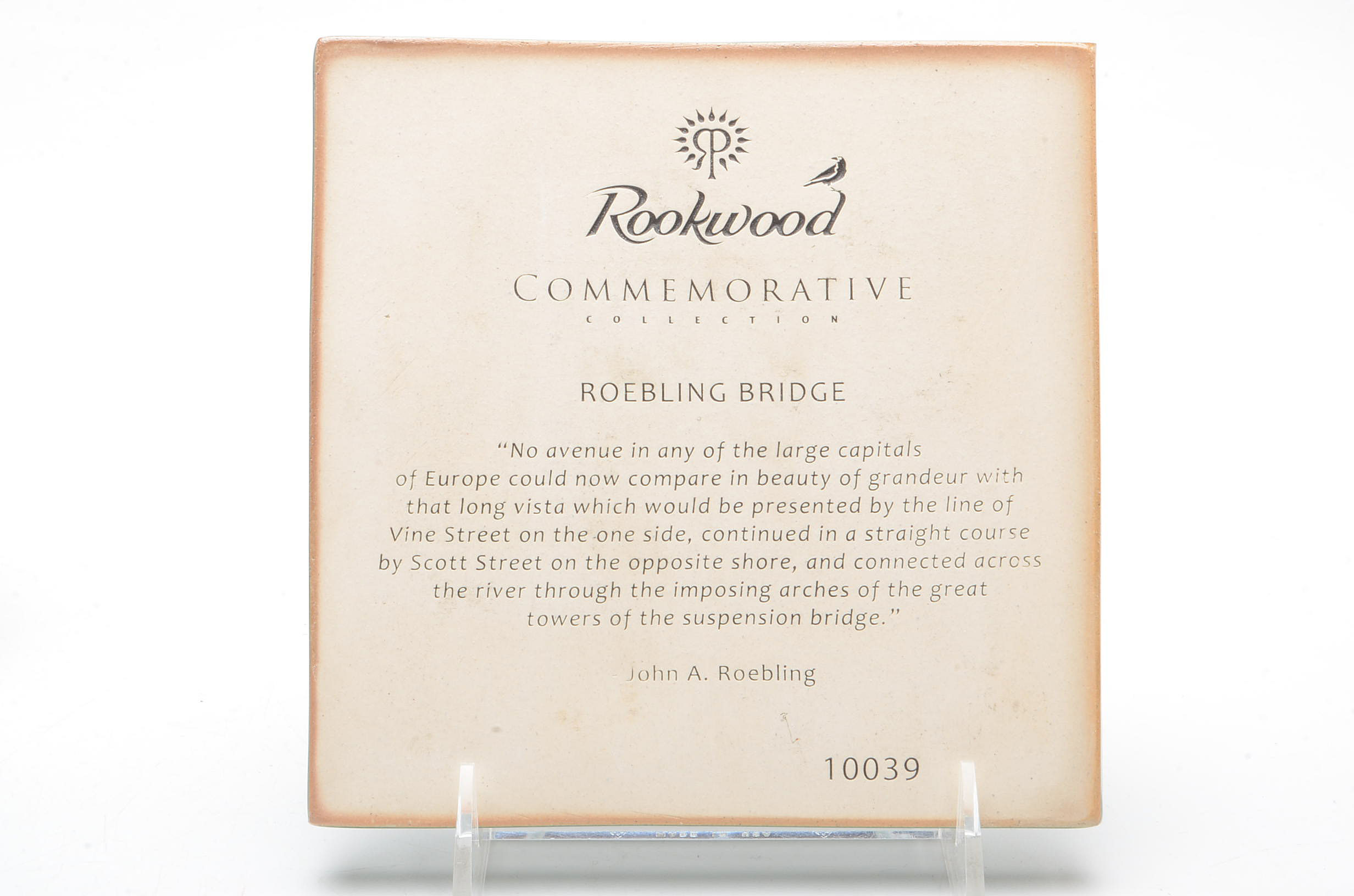 Rookwood Pottery Cincinnati Landmark Tiles