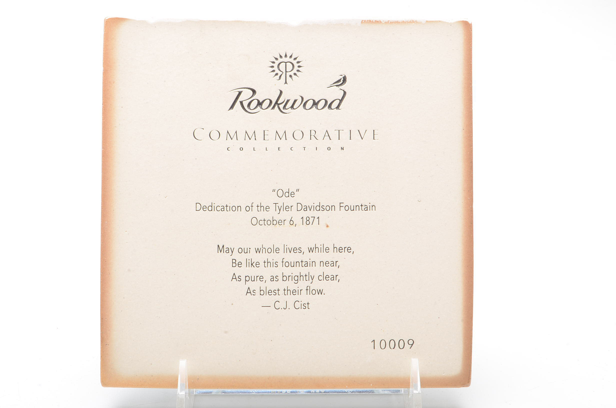 Rookwood Pottery Cincinnati Landmark Tiles