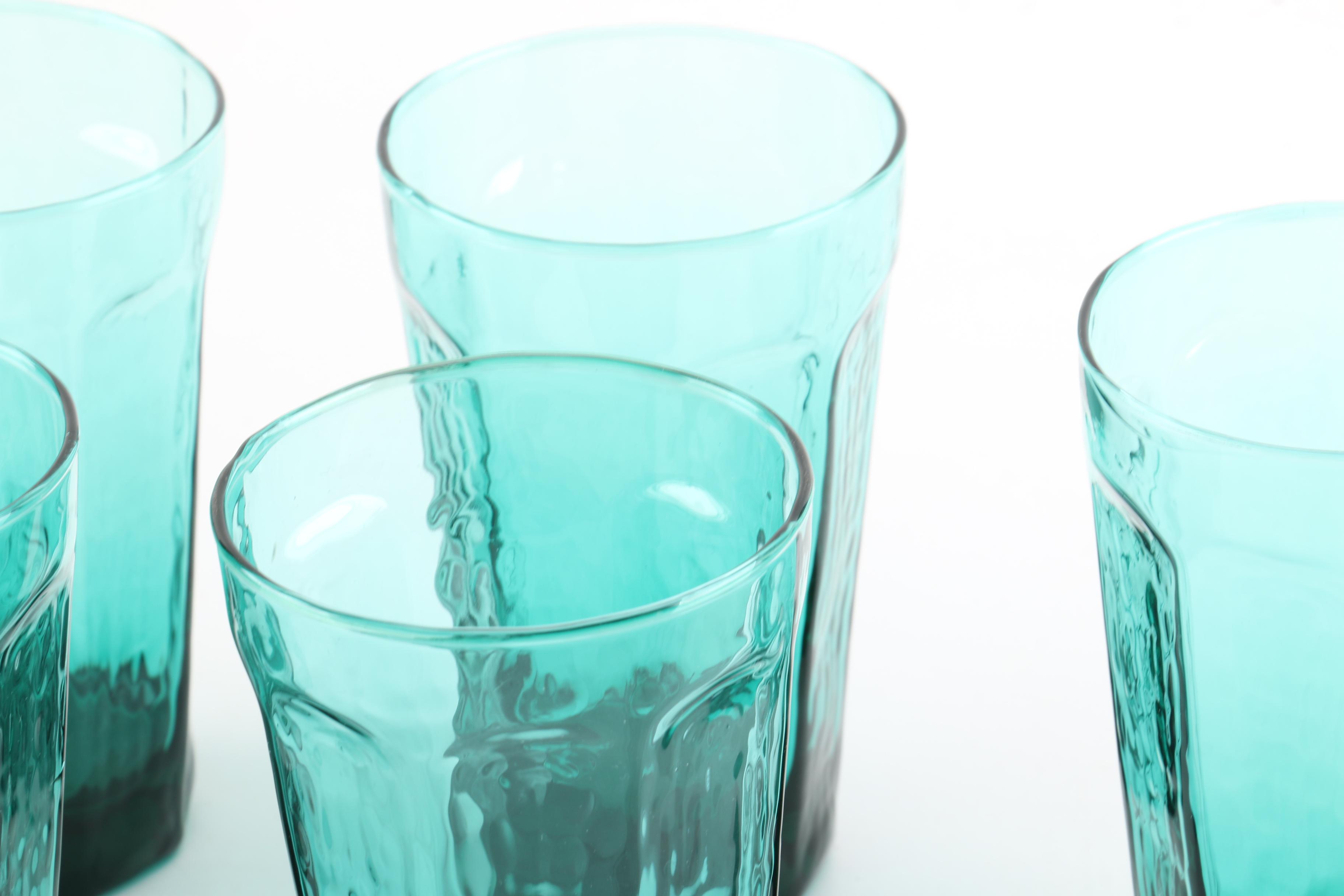 Collection of Aqua Water Glasses