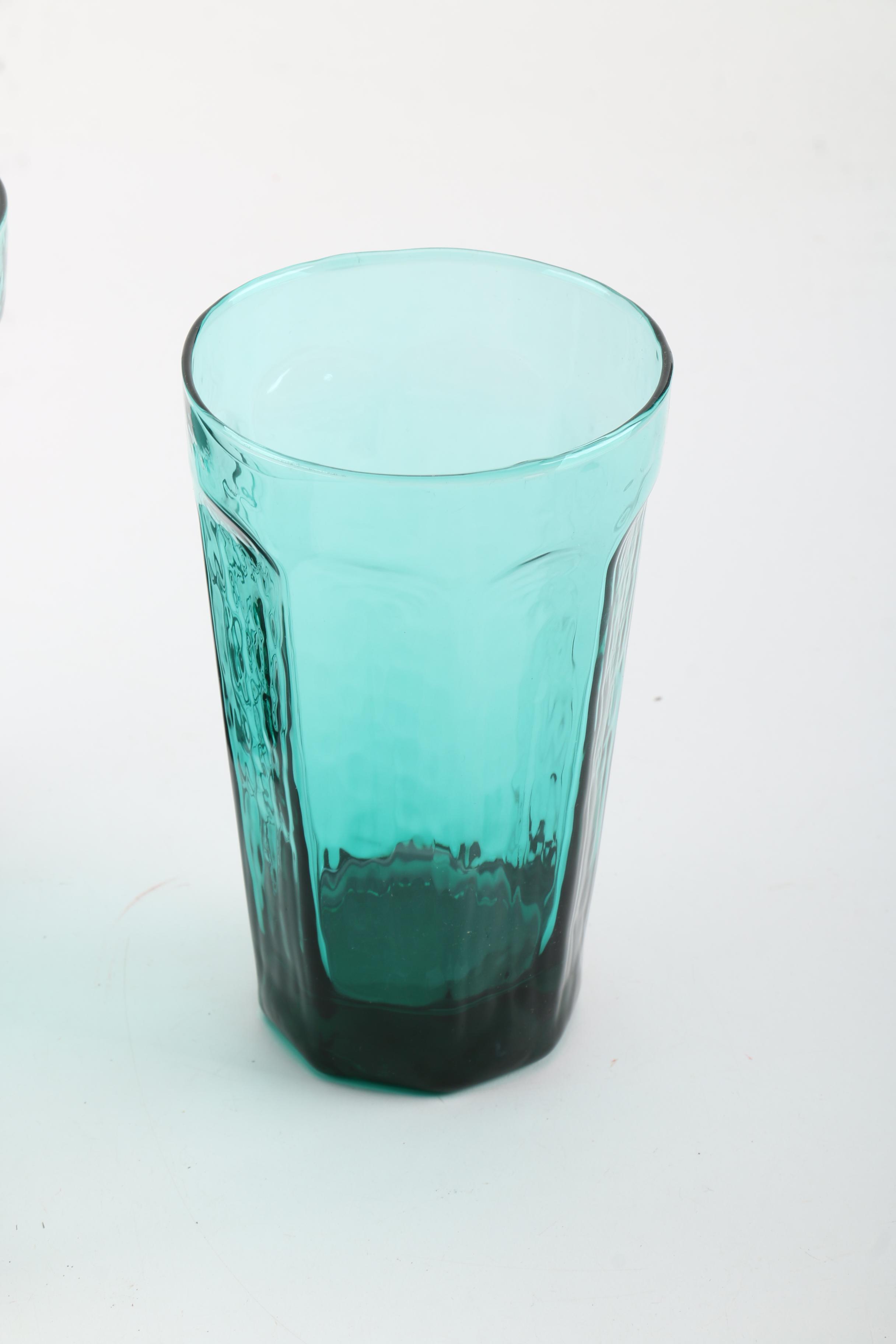 Collection of Aqua Water Glasses
