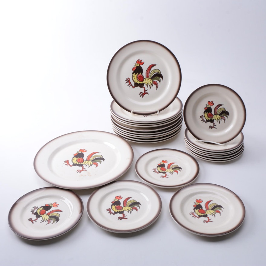 Vintage Poppytrail by Metlox "California Provincial" Porcelain Tableware